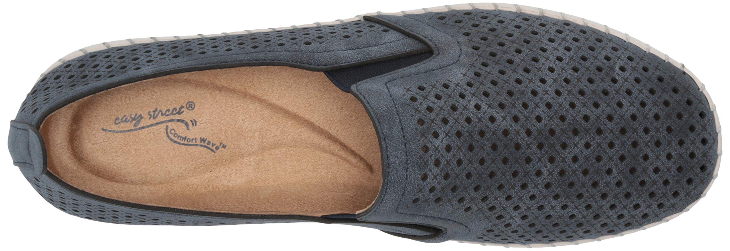 Easy Street Women's Fresh Slip-On Loafers - Comfortable Casual Shoes for Walking, Work & Travel | Breathable & Lightweight Slip-Ons for Everyday Wear
