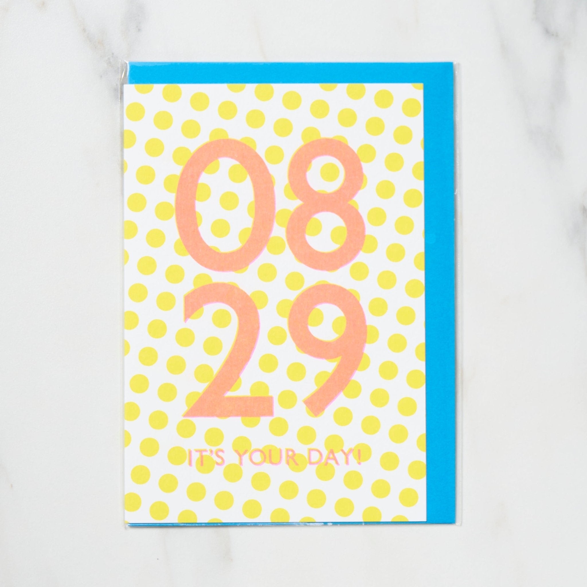 365 Find Your Day Card - AUGUST Edition | Premium Letterpress Greeting Cards for Birthdays, Anniversaries & Special Occasions