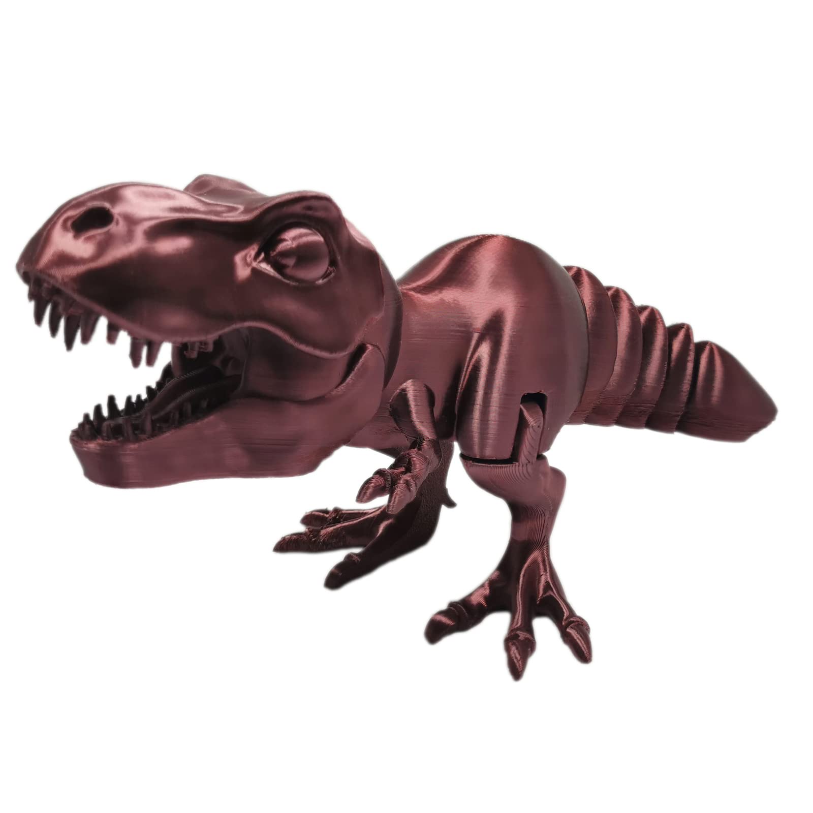 3D Printed Articulated Dinosaur Action Figures - Flexible Joints Ancient World Beast Toys for Collectors & Adults (7.5 Inch, Custom Colors) - Perfect for Home Decor, Office Display & Dinosaur Toy Collections