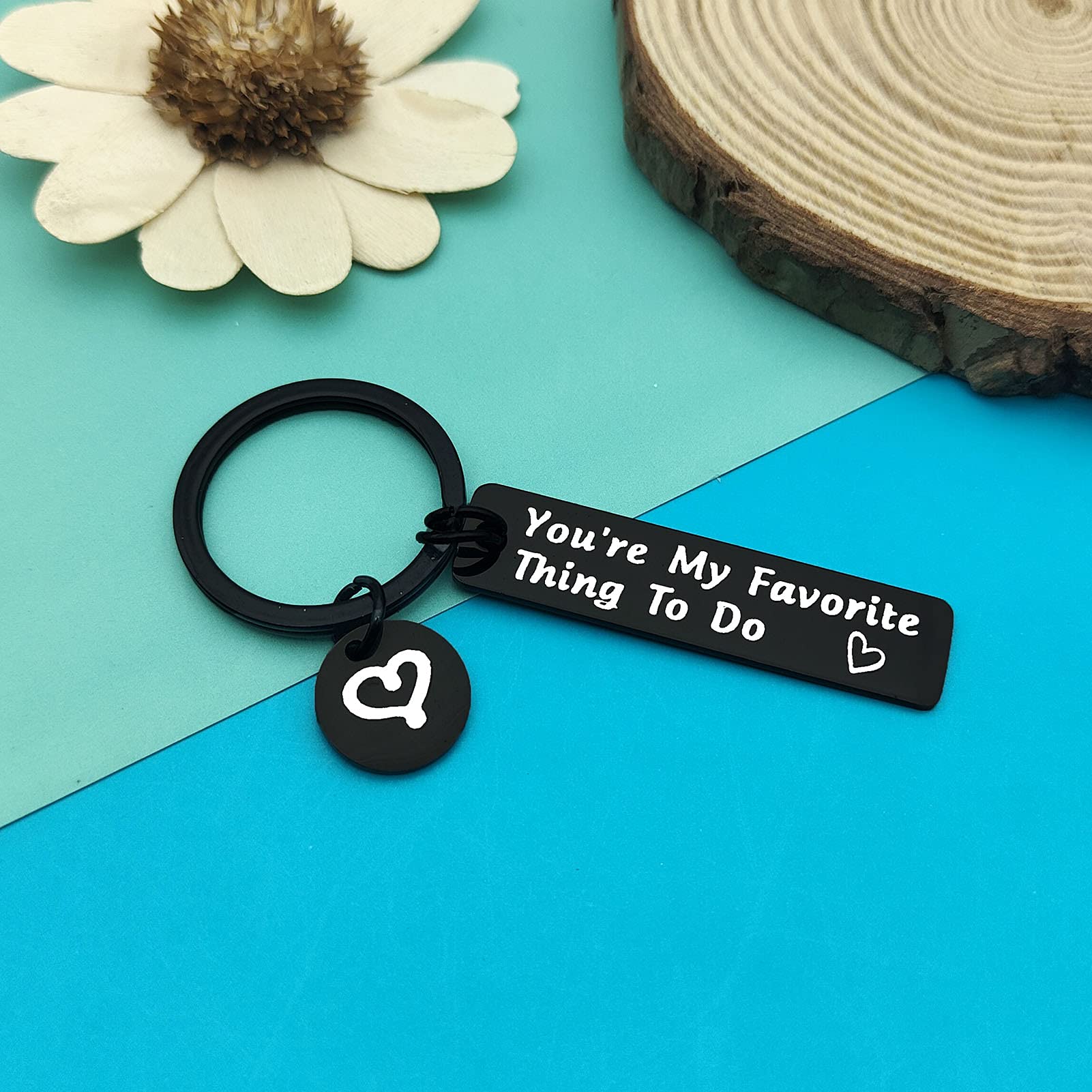 Funny Couple Keychain Set - Romantic Naughty Gifts for Boyfriend, Girlfriend, Husband & Wife - Valentine's Day, Anniversary, Wedding & Birthday Jewelry Gifts for Men & Women - Perfect for Couples Matching Accessories and Surprise Gifts