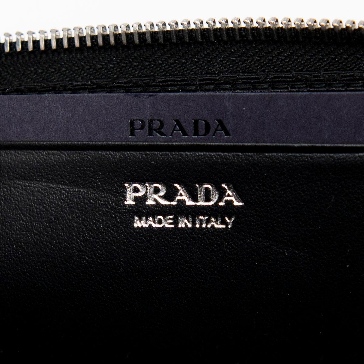 Prada Black Mini Crystal Triangle Bag - Luxury Crossbody Purse for Women, Fashionable Evening Clutch - Perfect for Parties, Dates & Special Occasions