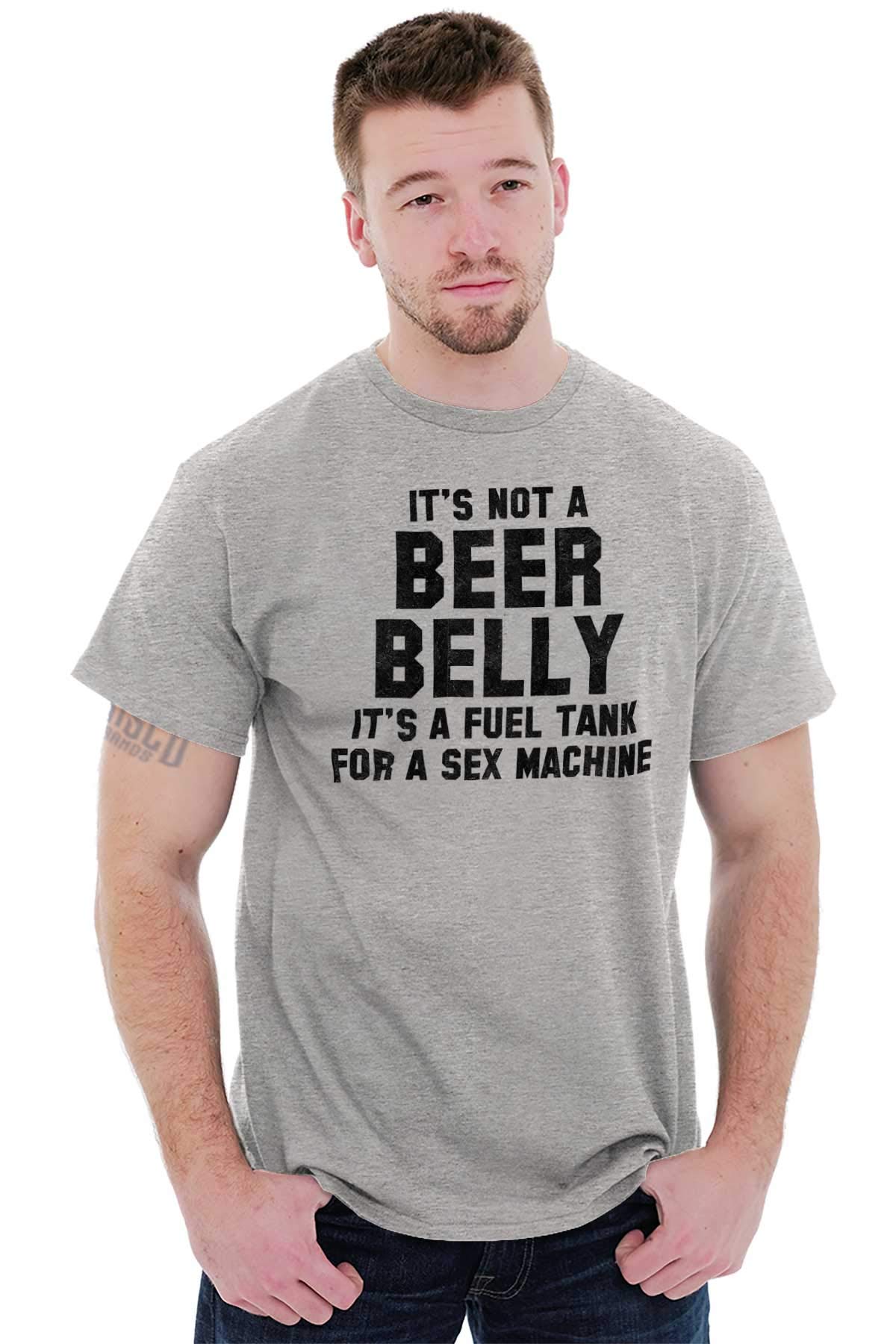 Funny Beer Belly Graphic T-Shirt for Men | Humorous Drinking Tee for Casual Wear & Parties