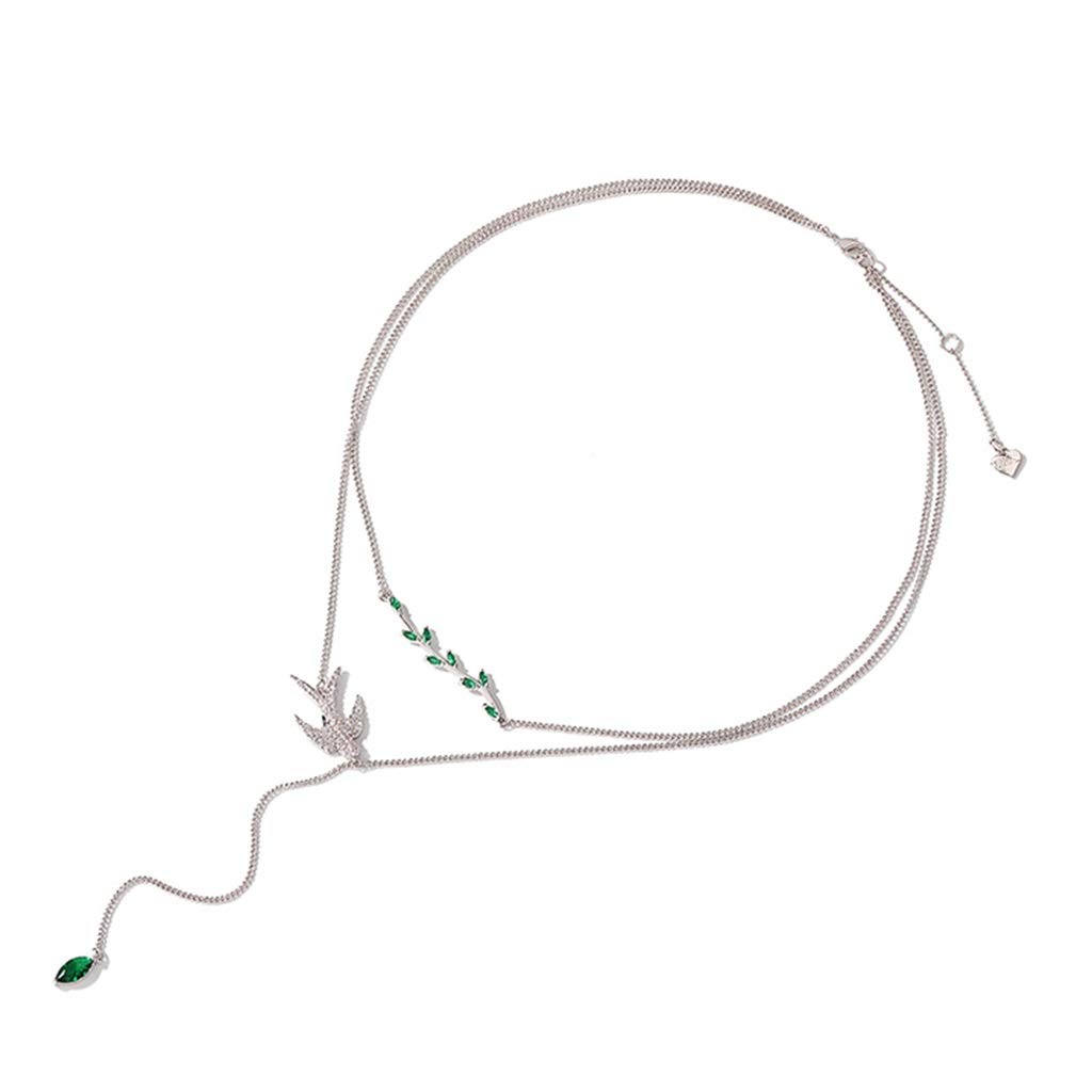 Custom Short Swallow Pendant Necklace - Designer Clavicle Chain for Women | Spring Fashion, Simple Intellectual Style | Perfect for Daily Wear, Office, Dating & Special Occasions
