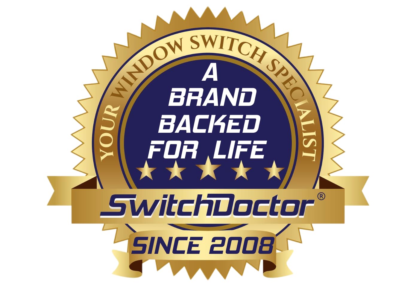 SWITCHDOCTOR Window Master Switch for 2000-2006 Nissan Sentra - Push Button Automatic Power Window Control (Driver Side Only), Black - Perfect for Car Window Repair & Replacement