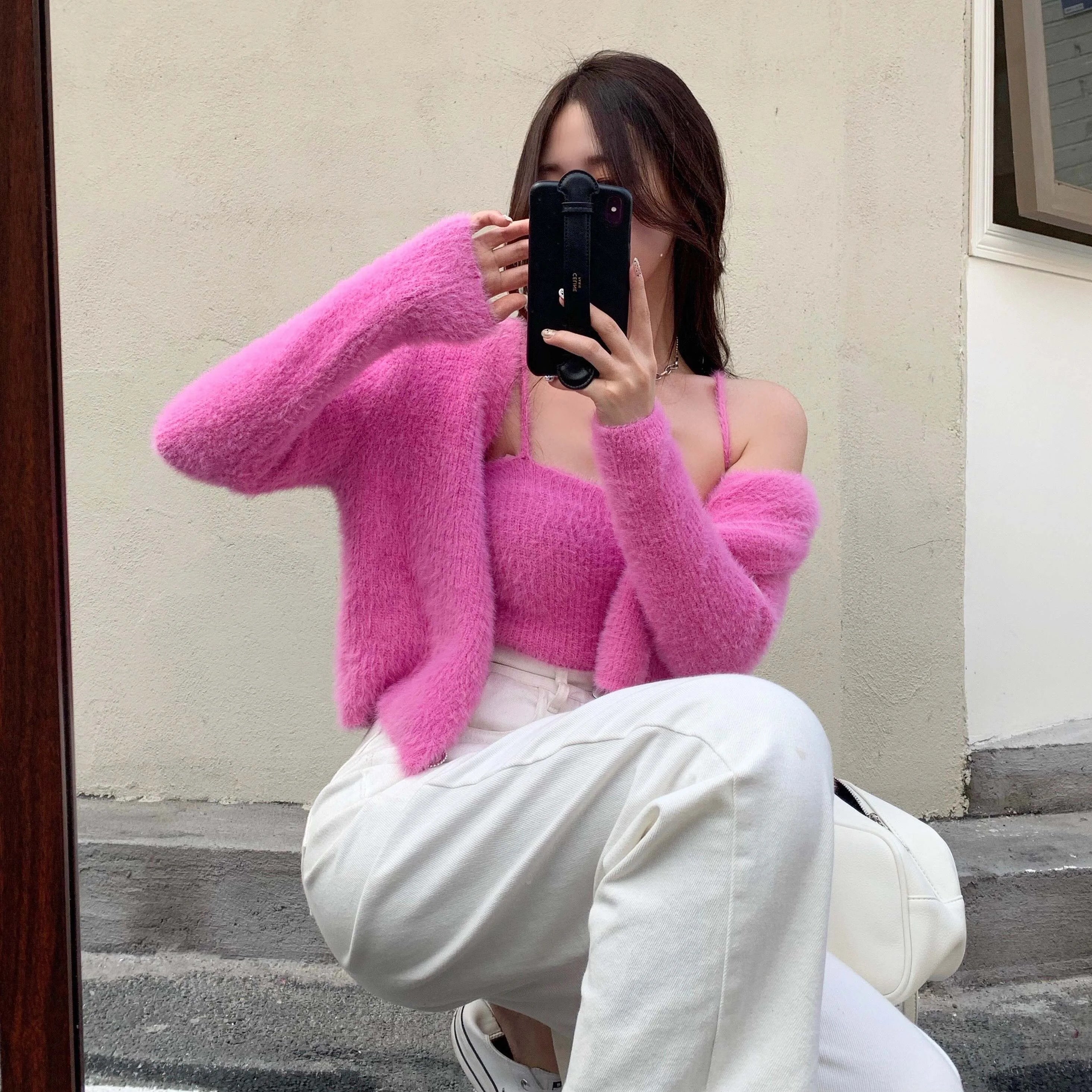 Soft & Cozy Women's Knitted Sweater - Warm Winter Pullover for Casual Outfits & Layering