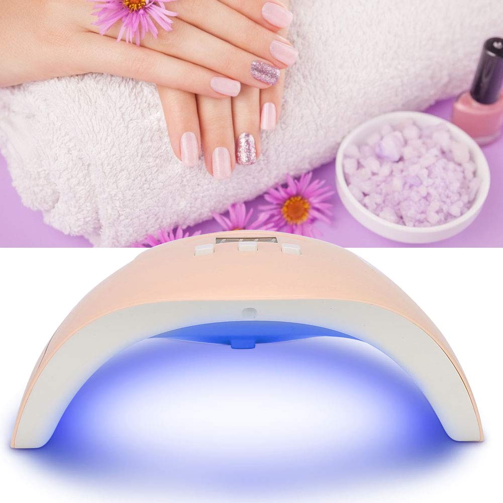 Professional LED UV Nail Gel Curing Lamp with LCD Display - Fast Drying for Hard Gel, Builder Gel & Gel Polish - Perfect for Home & Salon Manicures - Ideal for DIY Nail Art & Professional Nail Services (SUNX3)