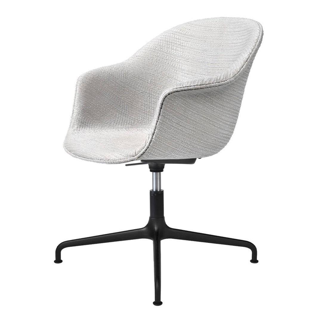 Bat Meeting Chair - 4-Star Base, Height Adjustable, Fully Upholstered Office Chair for Conference Rooms & Home Offices