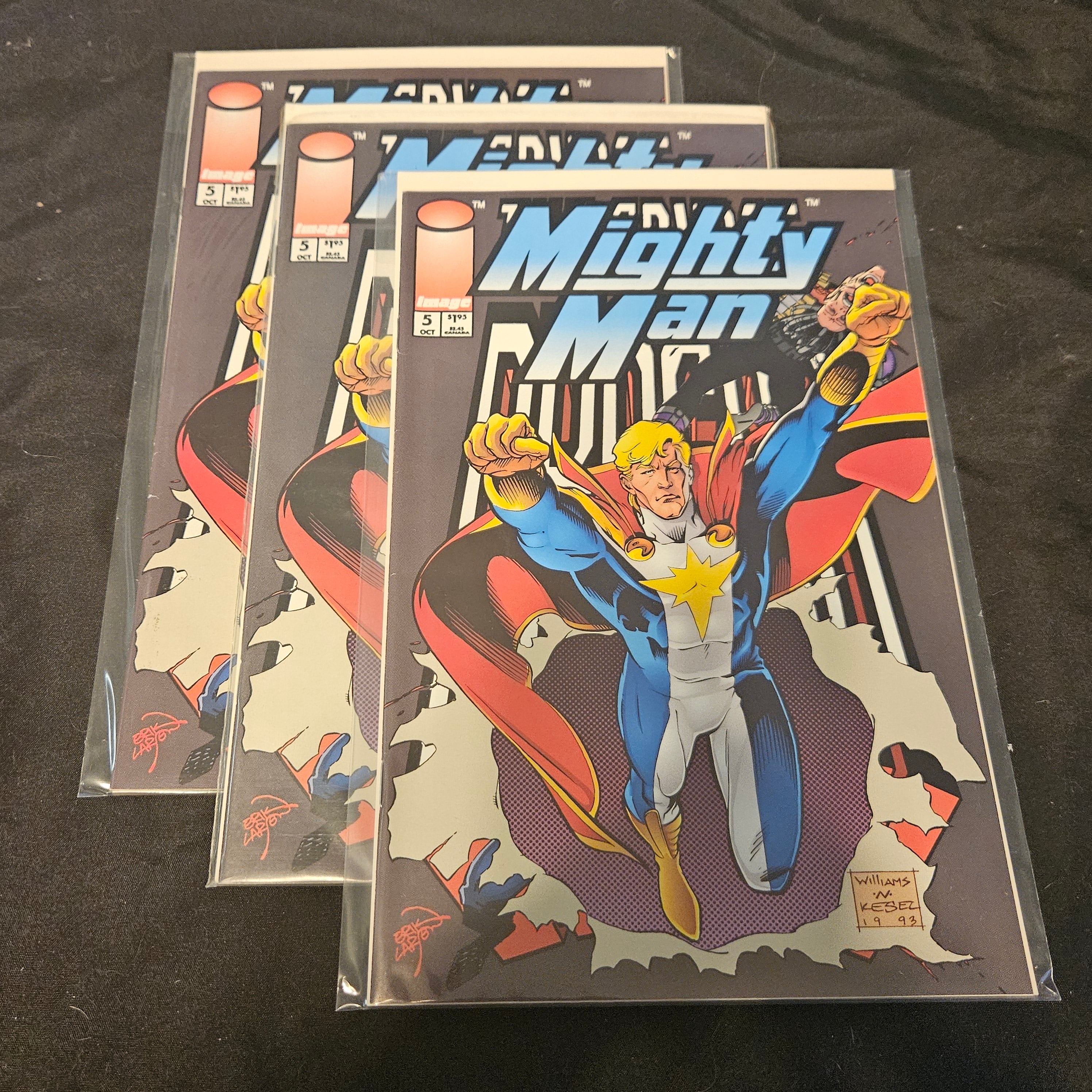 Mighty Man #5: The Rising Tide - Image Comics 1993 Vintage Collectible - Perfect for Comic Book Enthusiasts & Collectors