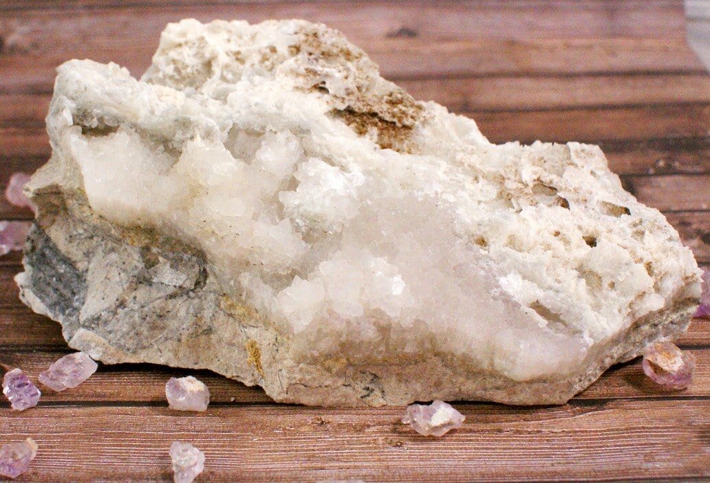 Natural Bulgarian Quartz with Calcite - Healing Crystal for Meditation, Energy Work & Home Decor | Spiritual Growth & Positive Vibes