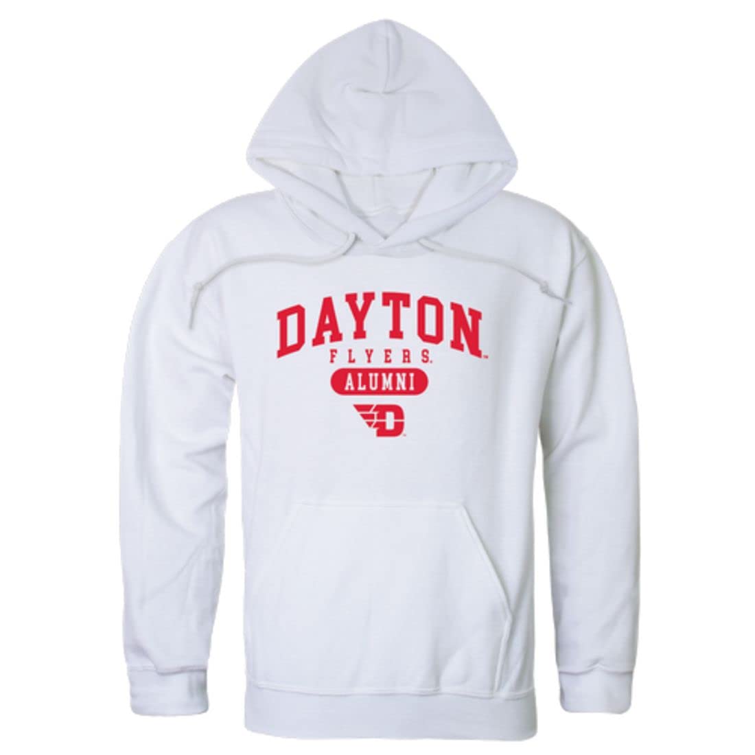 UD University of Dayton Flyers Alumni Fleece Hoodie Sweatshirt - Heather Grey - Comfortable College Apparel for Game Day & Campus Life