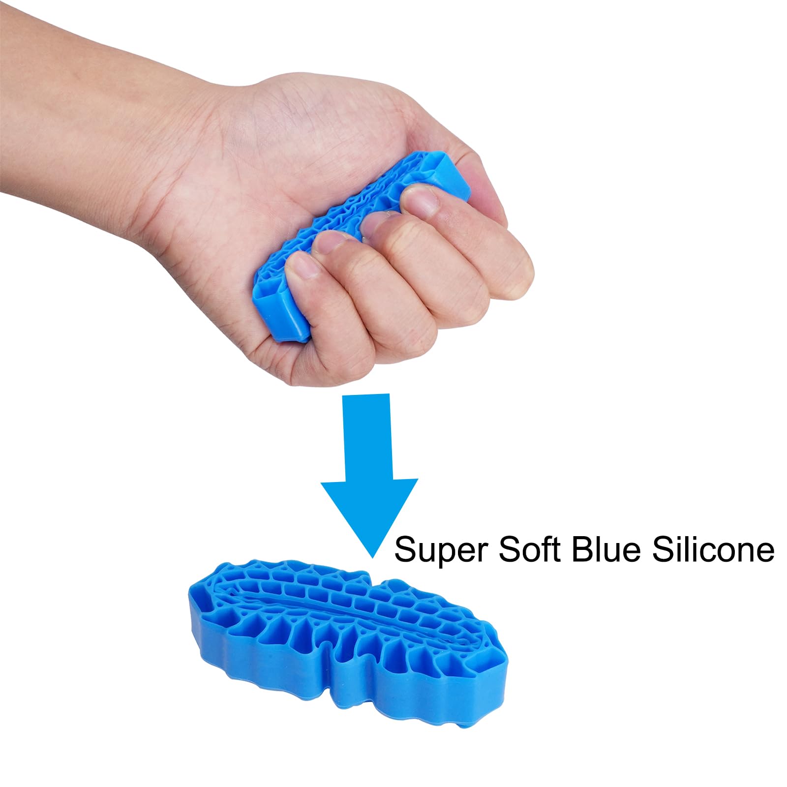 1.0 Inch Super Soft Blue Silicone Rubber Inserts for 60-64 x 24-26mm Tires - Perfect for RC Cars, Drones & Off-Road Vehicles