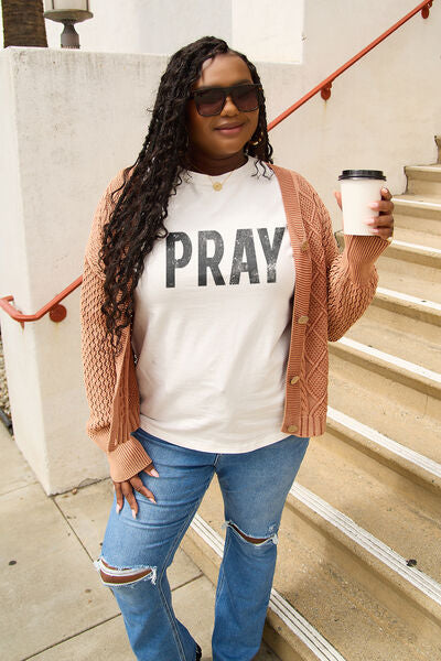 Pray T-Shirt for Men & Women - Comfortable Cotton Religious Tee - Perfect for Church, Worship & Everyday Wear