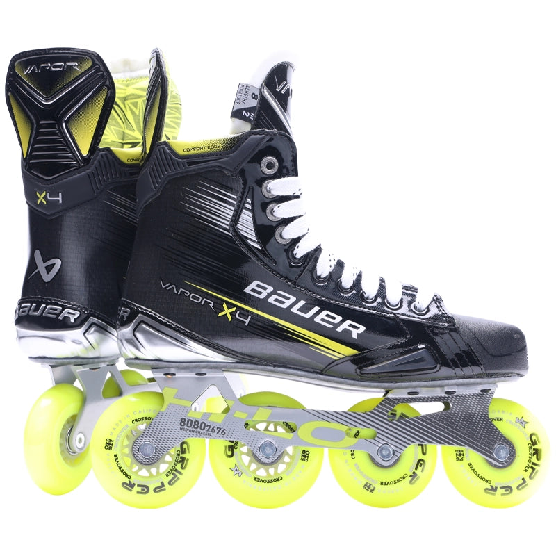 Bauer Vapor X4 Senior Inline Hockey Skates - High Performance Roller Skates for Men's Competitive Hockey & Rink Play