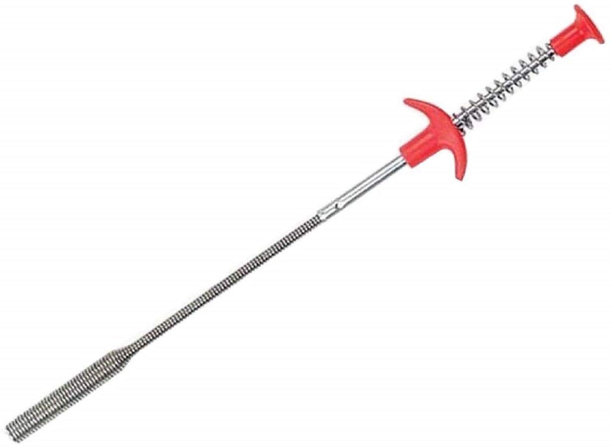 GLIVE Kitchen & Bathroom Sink Drain Cleaner Tool - 90CM Flexible Wire Stick for Hair Clog Removal, Pipe Snake Cleaner, Drain Unclogger - Perfect for Shower, Bathtub & Basin Drain Maintenance