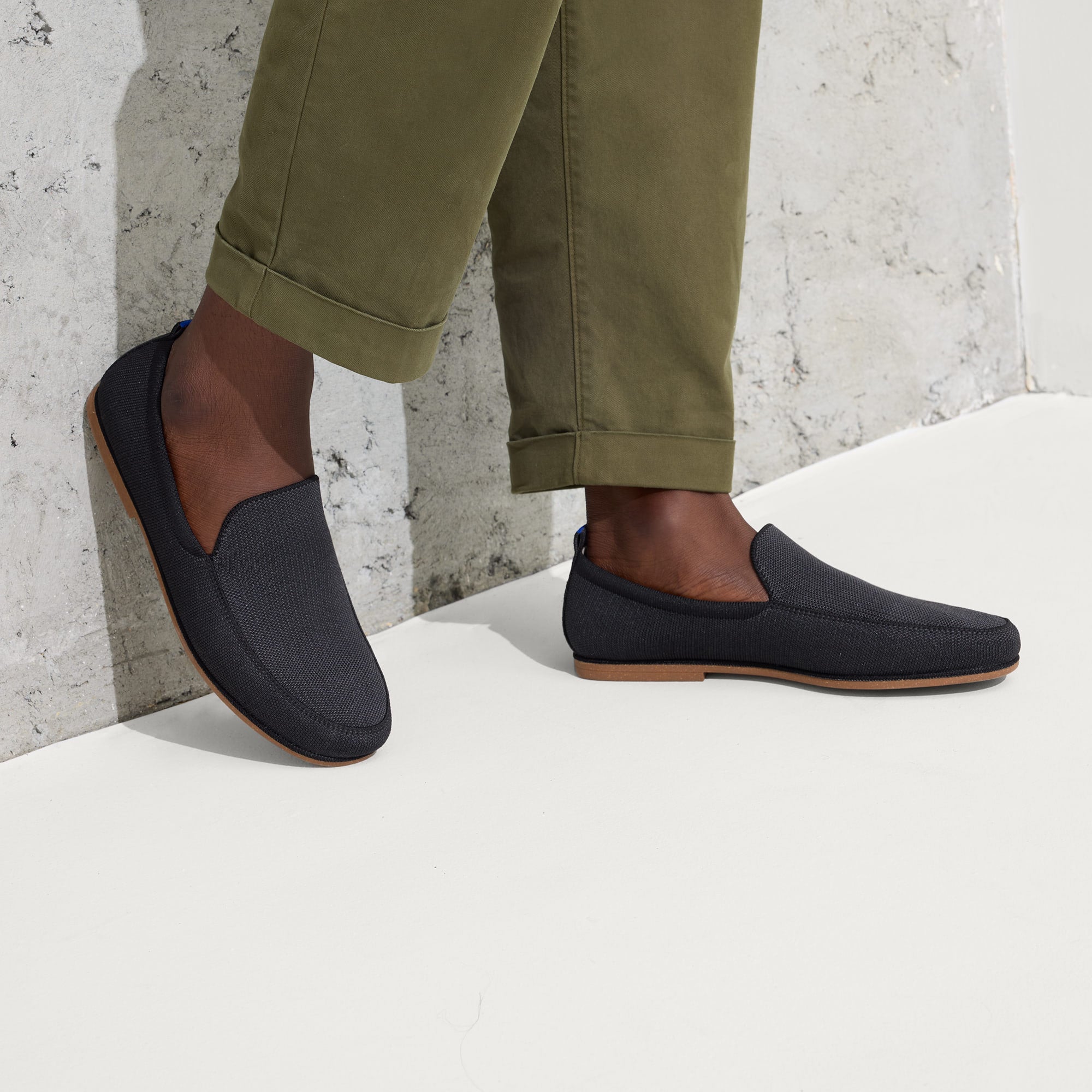 The Ravello Loafer Shoes for Men - Premium Genuine Leather Slip-On Loafers in Stone Black | Comfortable Casual & Business Dress Shoes for Office, Travel & Everyday Wear