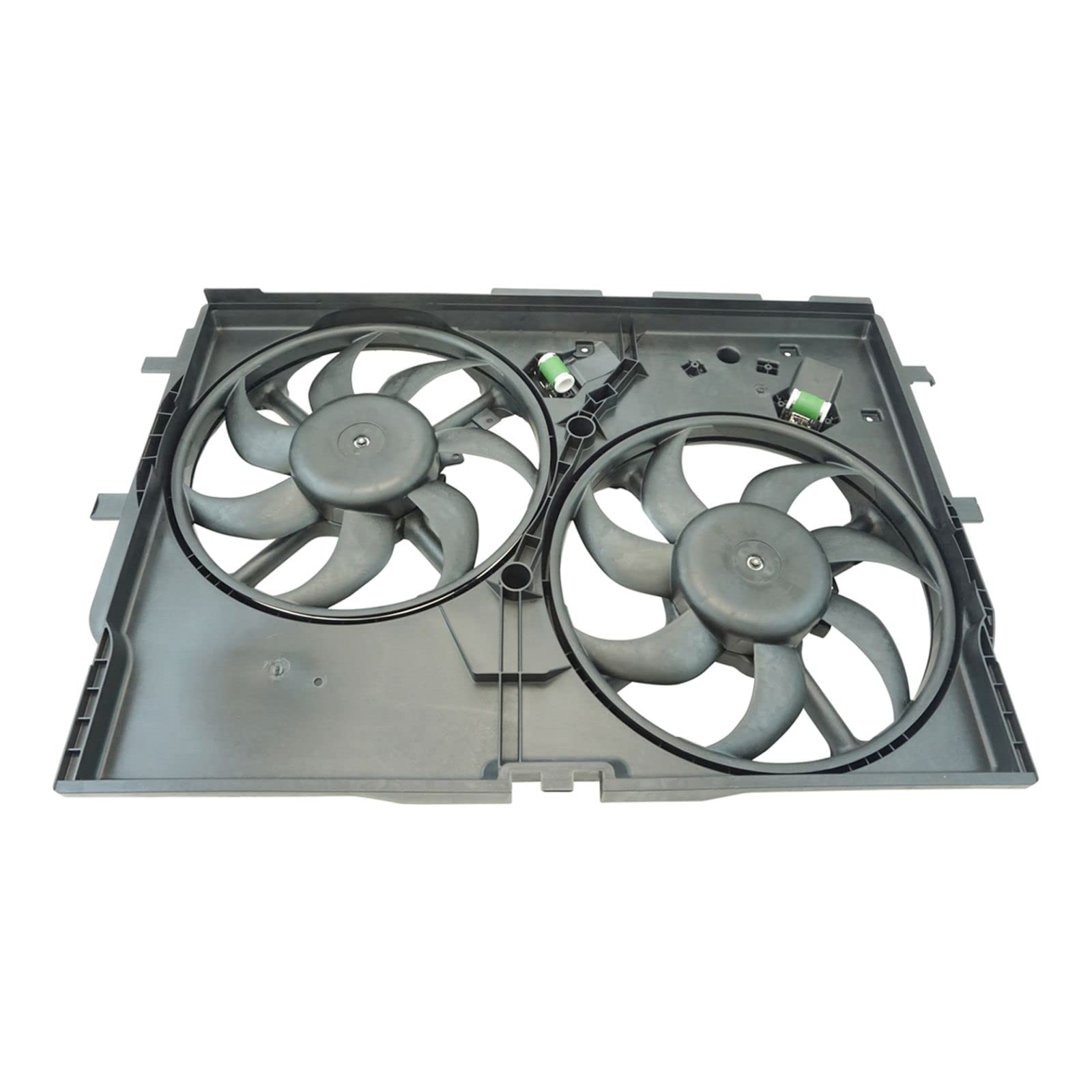 High-Performance Radiator Dual Cooling Fan Assembly for 2014-2019 Ram ProMaster 1500/2500/3500 - CH3115186 Replacement Part | Perfect for Overheating Prevention & Heavy-Duty Towing