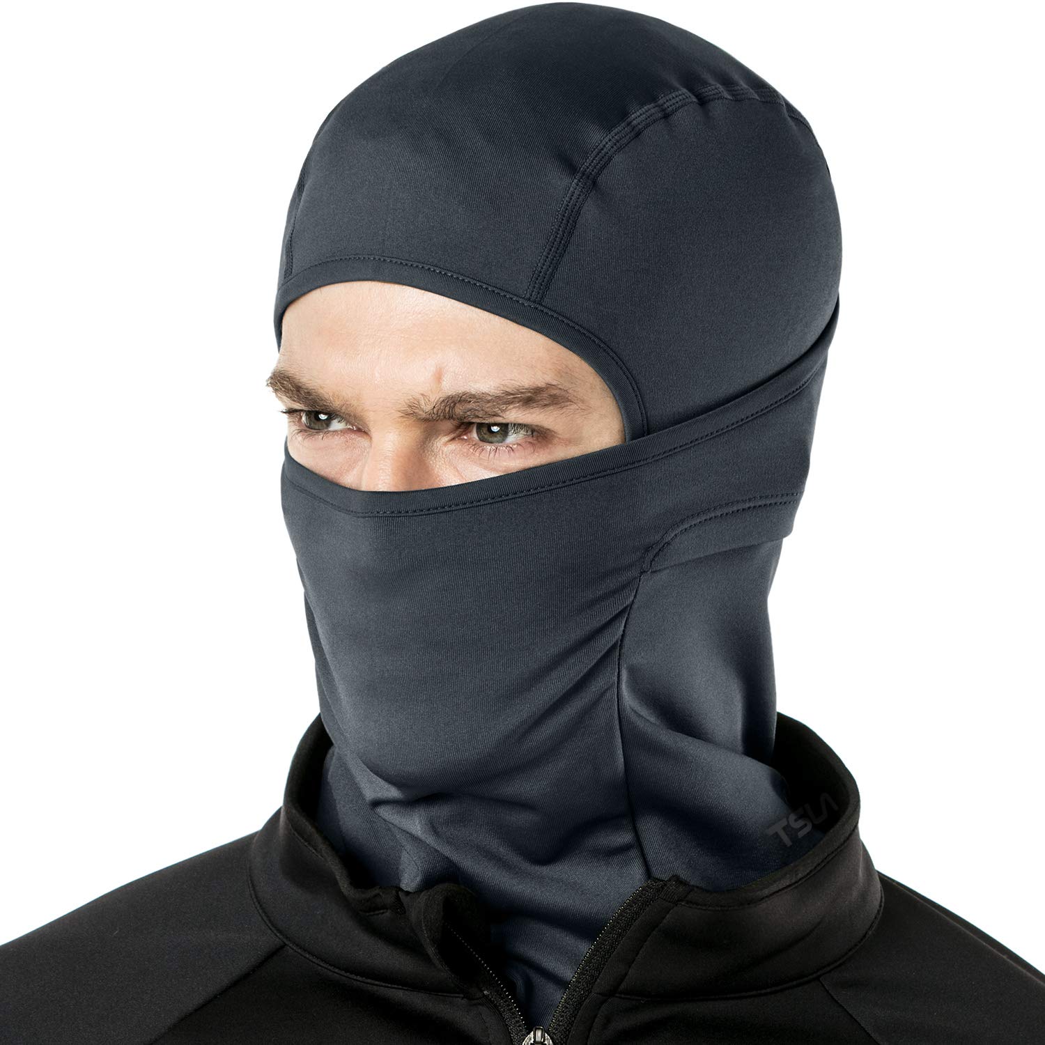 TSLA Thermal Winter Balaclava Face Mask - UV Protection Fleece Lined Ski Mask for Men & Women, Lightweight Windproof Neck Gaiter for Snowboarding, Skiing, Motorcycling & Outdoor Winter Sports