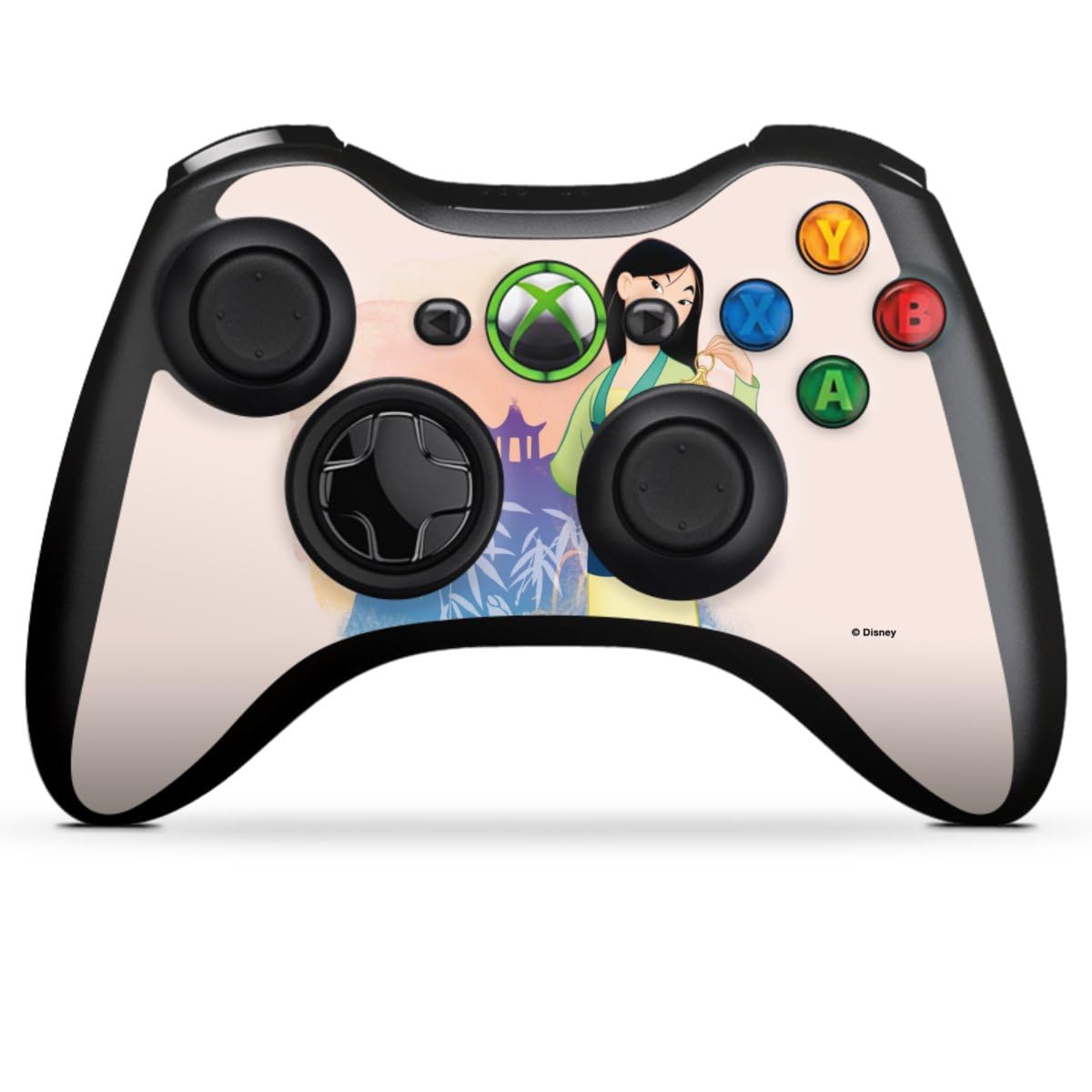Disney Mulan Princess Skin Sticker Compatible with Microsoft Xbox 360 Controller - Protective Decal for Gaming Enthusiasts & Disney Fans