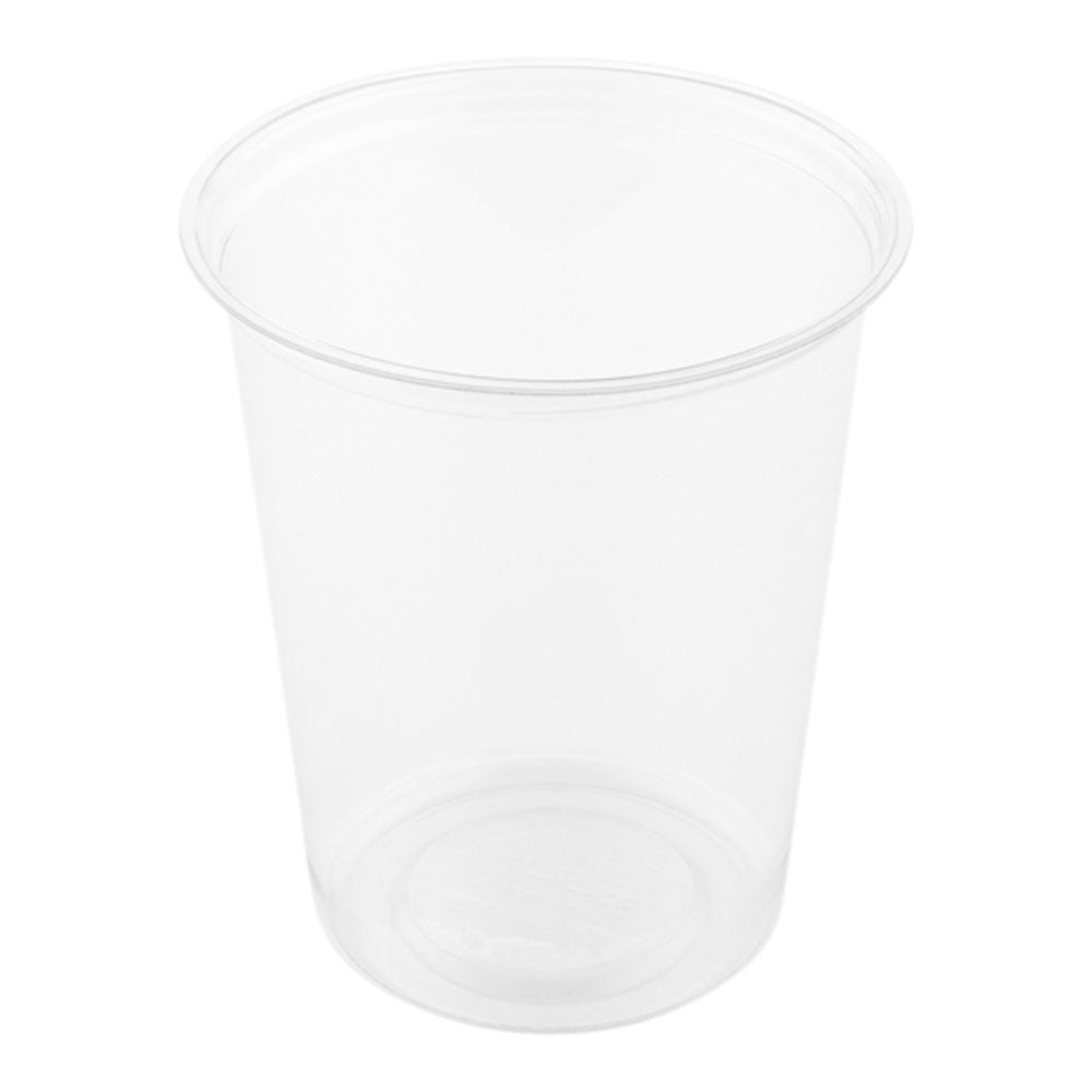 Eco-Friendly 32oz Clear PLA Compostable Deli Containers - 4.75