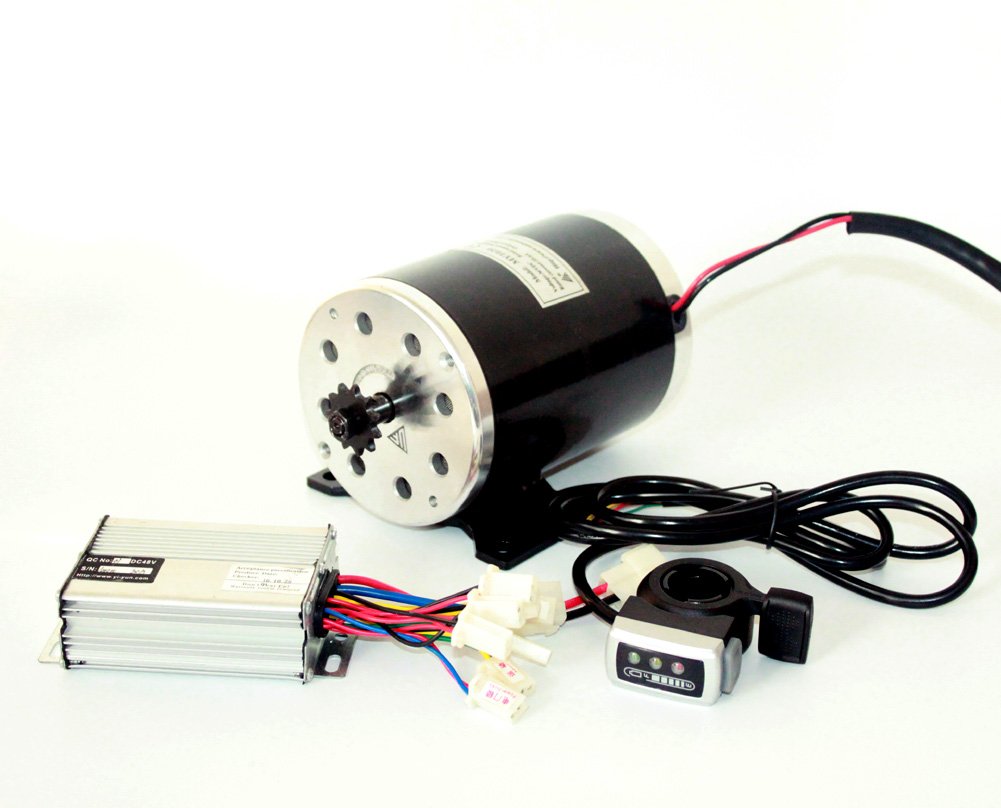 36V 48V 750W Electric Motorcycle Conversion Kit - MY1020 Brushed DC Motor for E-Bike & Scooter | High Power Permanent Magnet Motor for DIY Electric Vehicle Projects | Perfect for Commuting & Off-Road Adventures