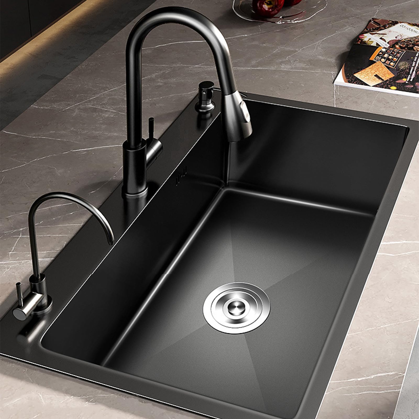 Premium 304 Stainless Steel Drop-in Kitchen Sink - 20