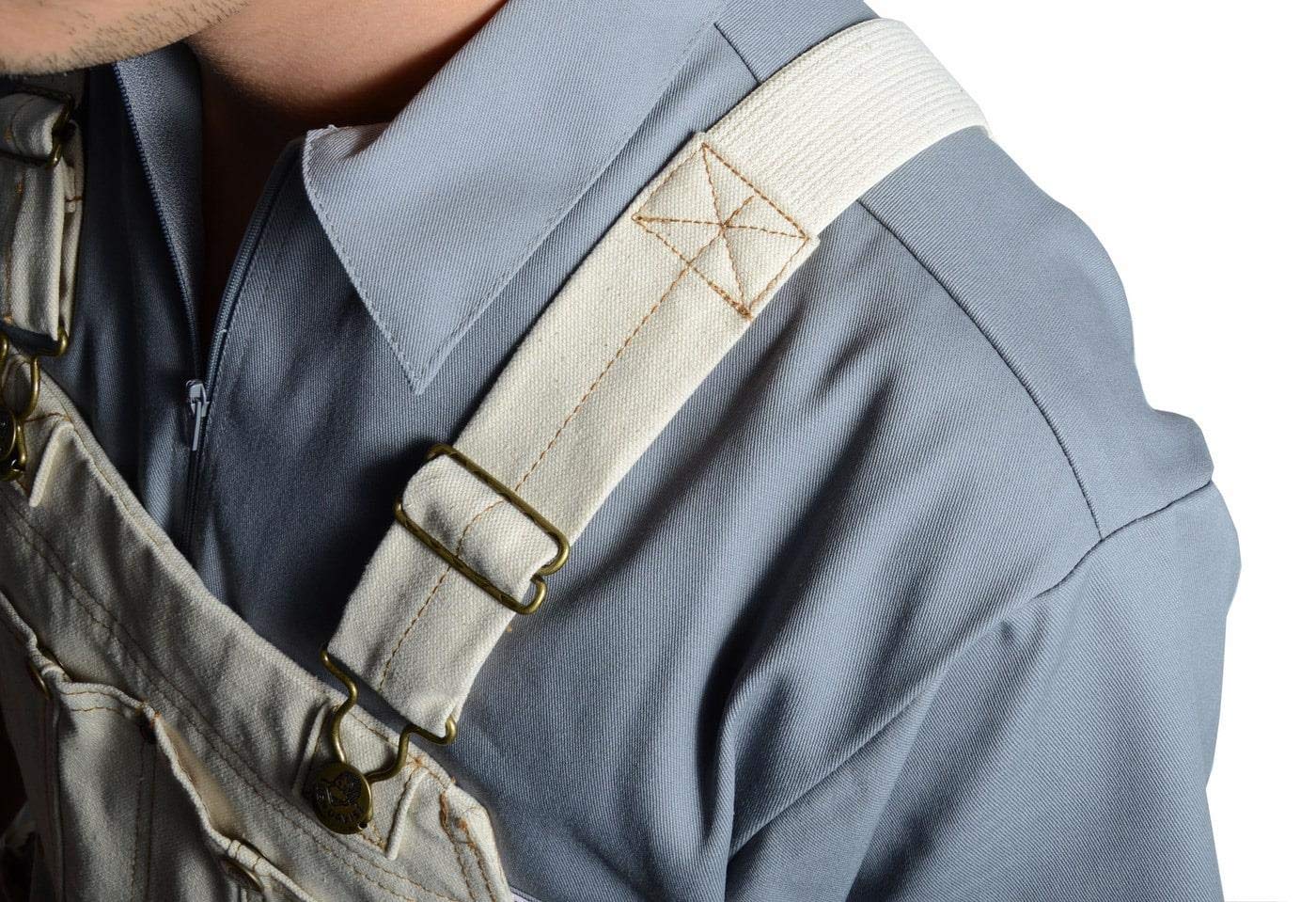 Ben Davis 862 Genuine 12 oz. Heavyweight Brown Duck Canvas Carpenter Work Overalls - Durable Workwear for Construction, Woodworking & DIY Projects