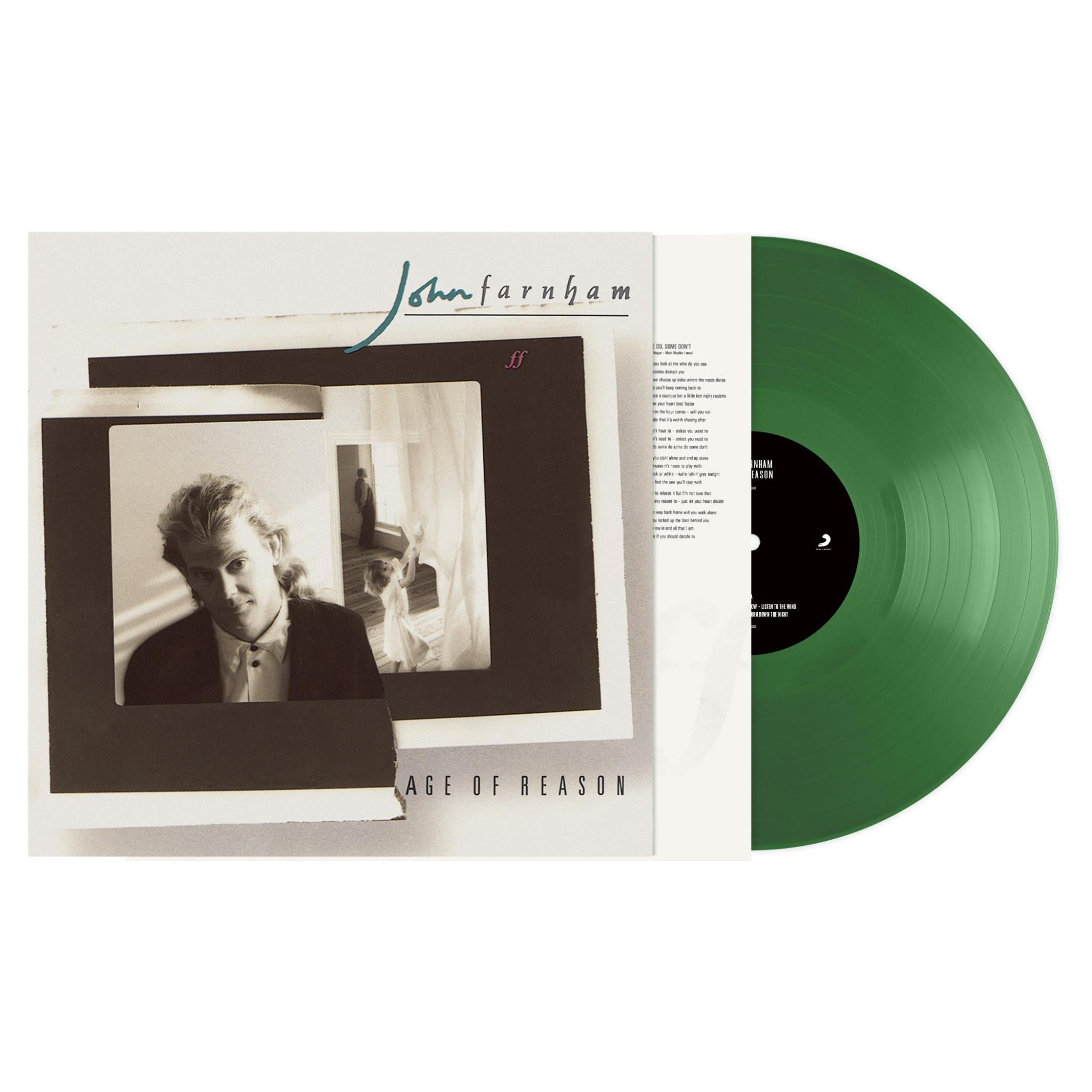 Age Of Reason (35th Anniversary Edition) Opaque Green Vinyl Record - Limited Collector's Edition for Music Enthusiasts & Vinyl Collectors - Perfect for Home Listening, Gifts & Music Collections