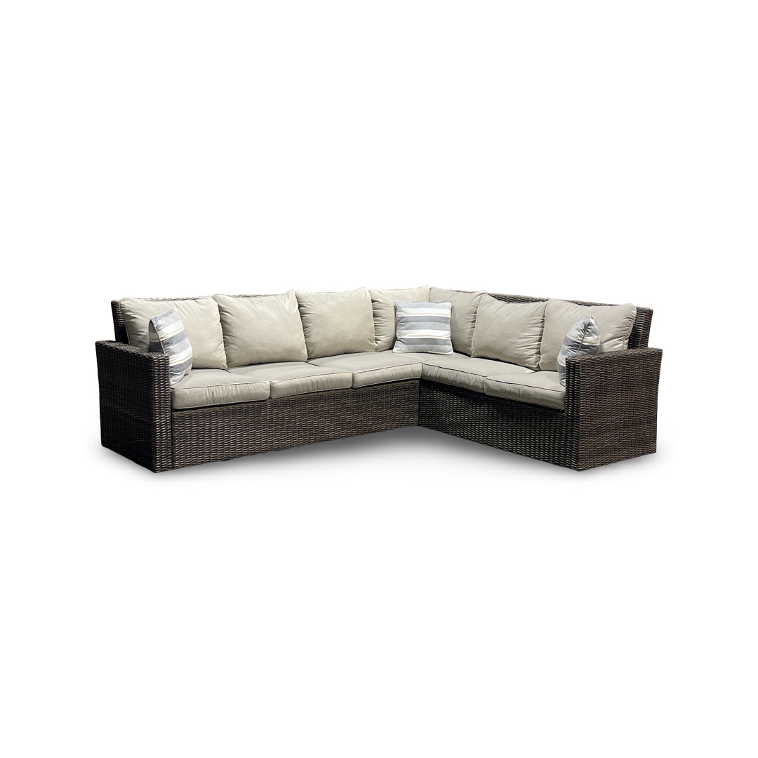 Puerto Nuevo Outdoor Sectional Set - Waterproof Patio Furniture with Cushions - Perfect for Backyard, Garden, and Poolside Relaxation