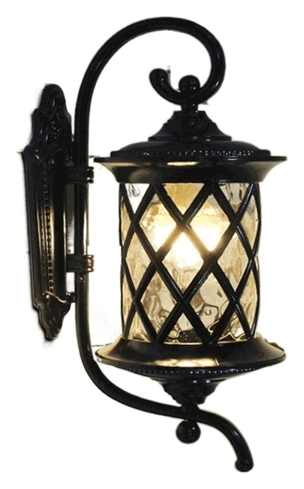 Waterproof Outdoor Wall Sconce - Elegant European Style Porch Light Fixture with Anti-Rust Finish for Garden, Villa, Courtyard & Patio | Perfect for Entryway Lighting, Pathway Illumination & Nighttime Safety