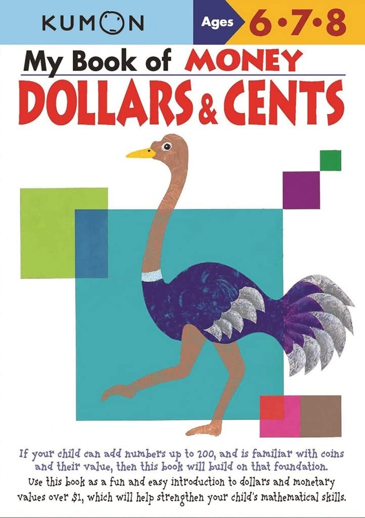 My Book of Money Dollars & Cents - Financial Literacy for Kids Ages 6-8 | Fun Money Learning Activities for Elementary Students | Perfect for Homeschooling & Classroom Use