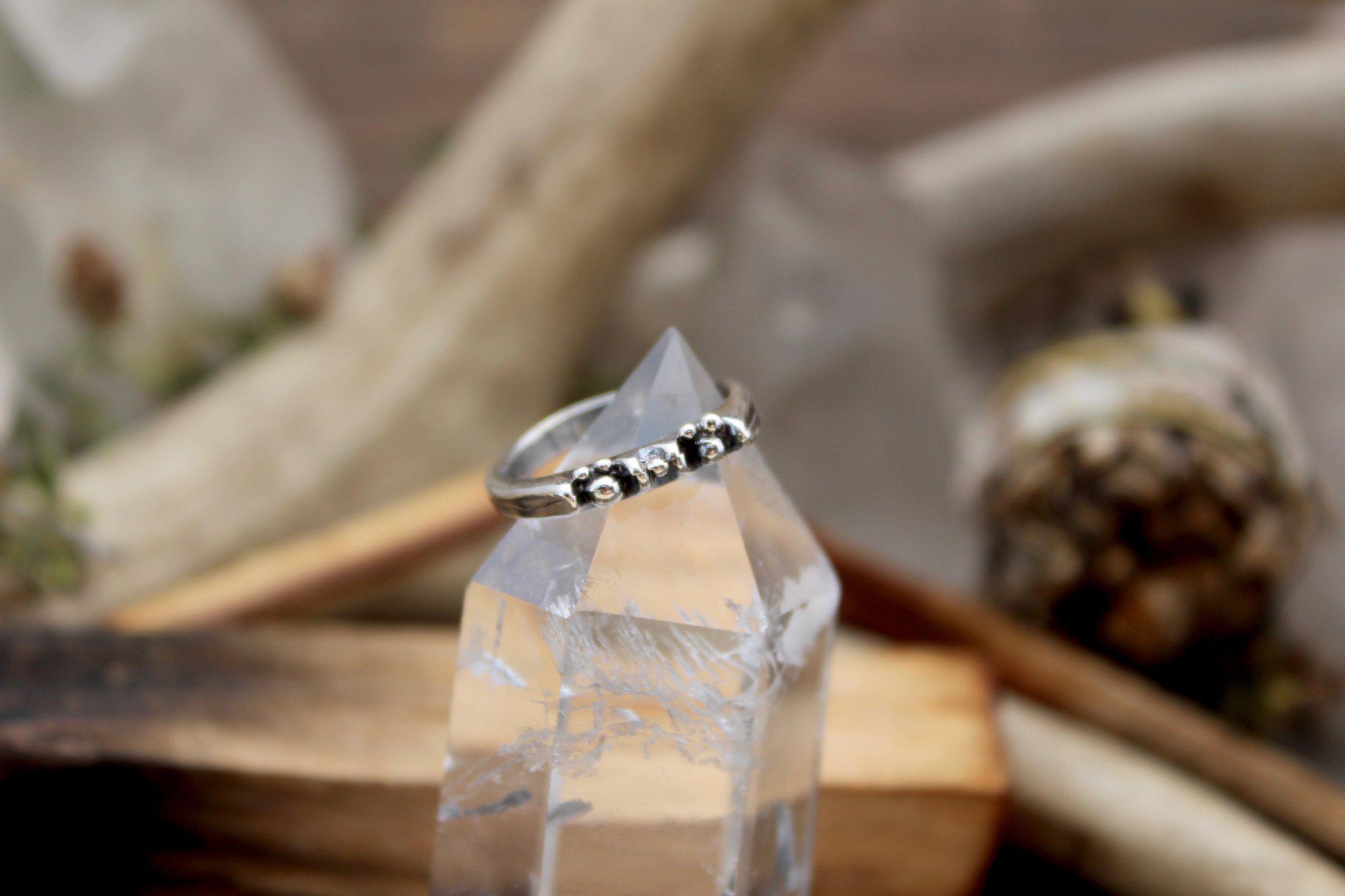 Elen Starburst Ring for Women - Elegant Crystal Rhinestone Statement Ring - Perfect for Parties, Weddings, and Special Occasions