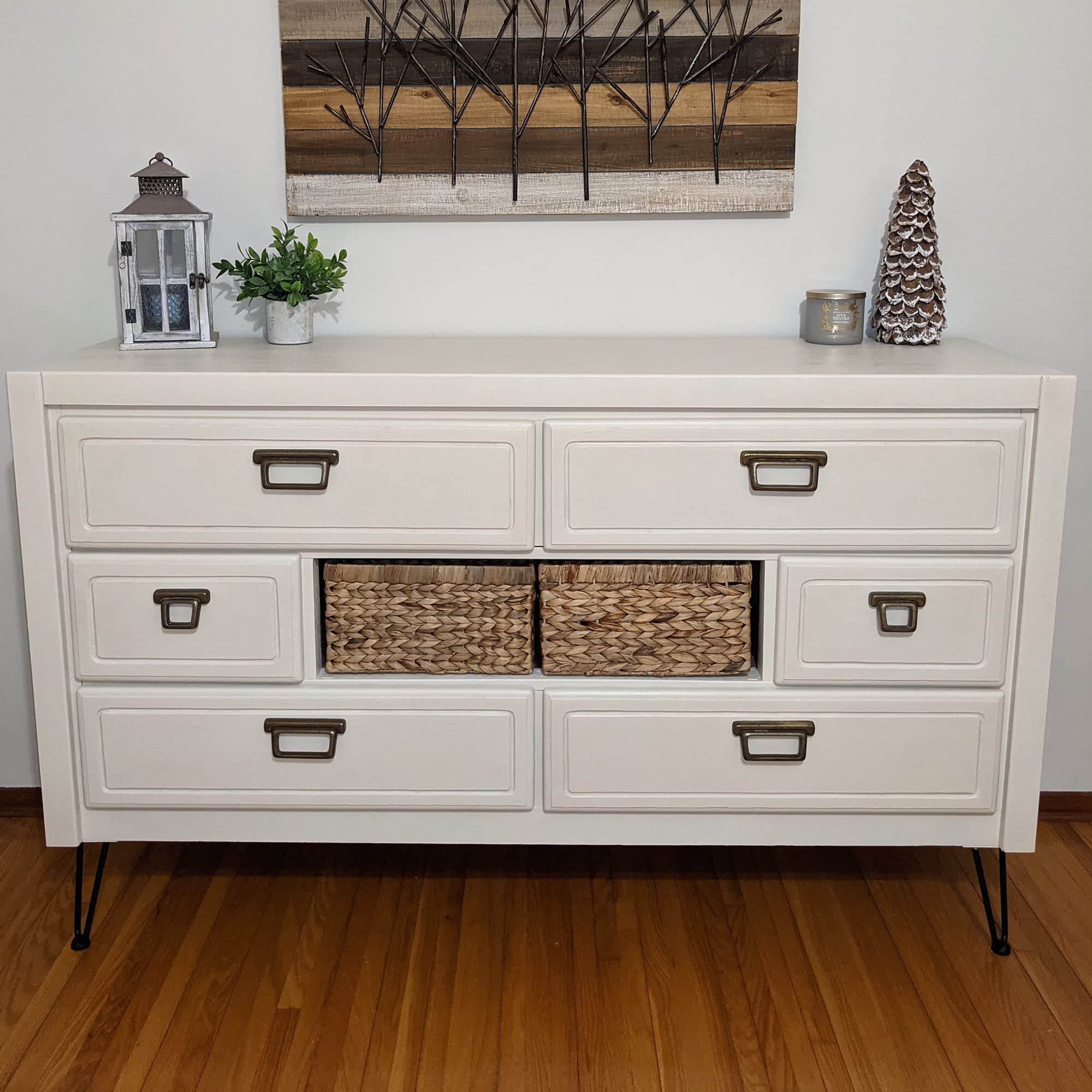 Beyond Paint Counter Top Paint - Pint - No Stripping, Sanding or Priming Required - Bone White - Easy DIY Cabinet & Laminate Surface Refinishing for Kitchen, Bathroom & Furniture Makeovers
