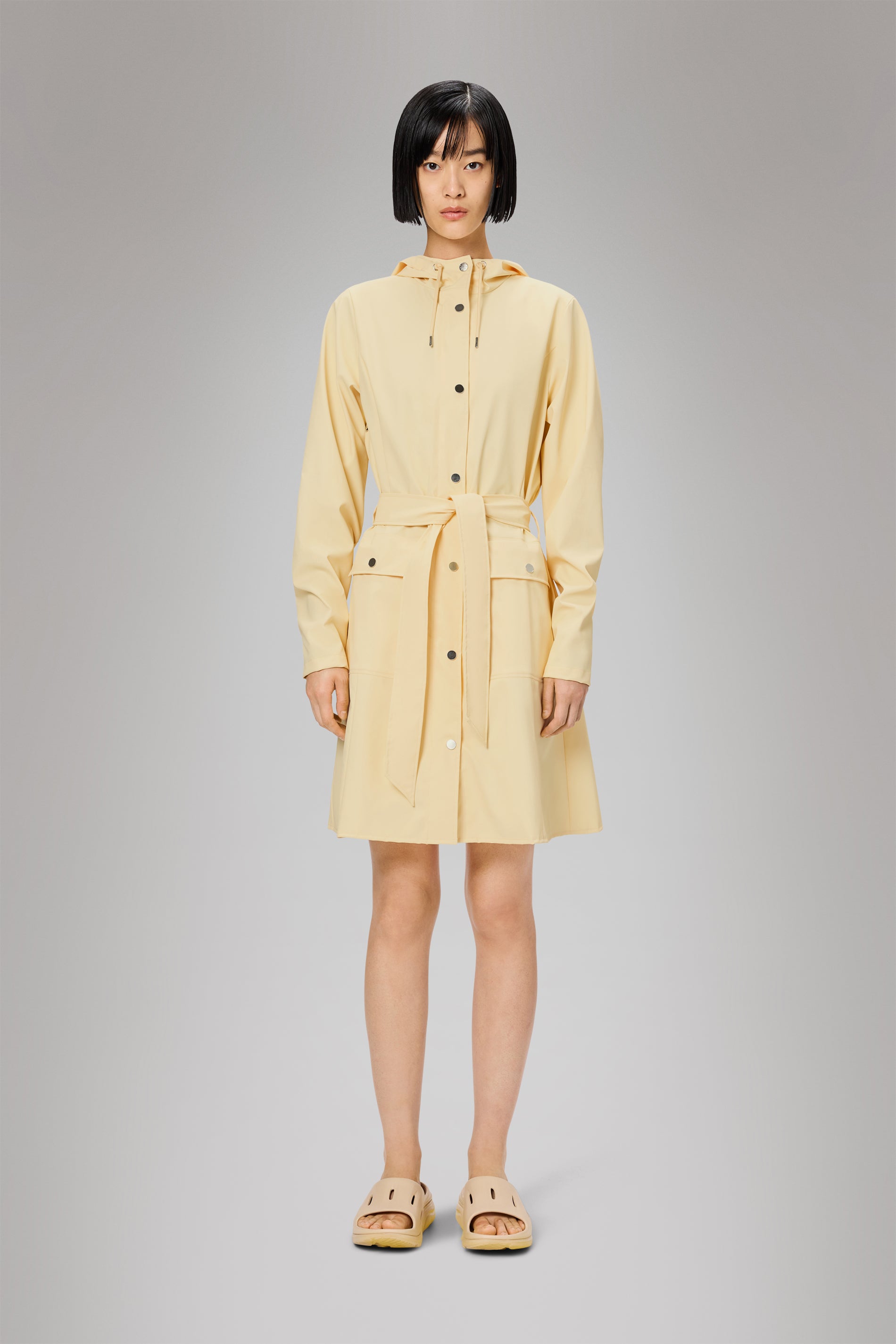 Elegant Curve Long Jacket for Women - Stylish Trench Coat with Belt, Slim Fit Outerwear for Fall & Winter | Perfect for Office, Dating & Evening Events