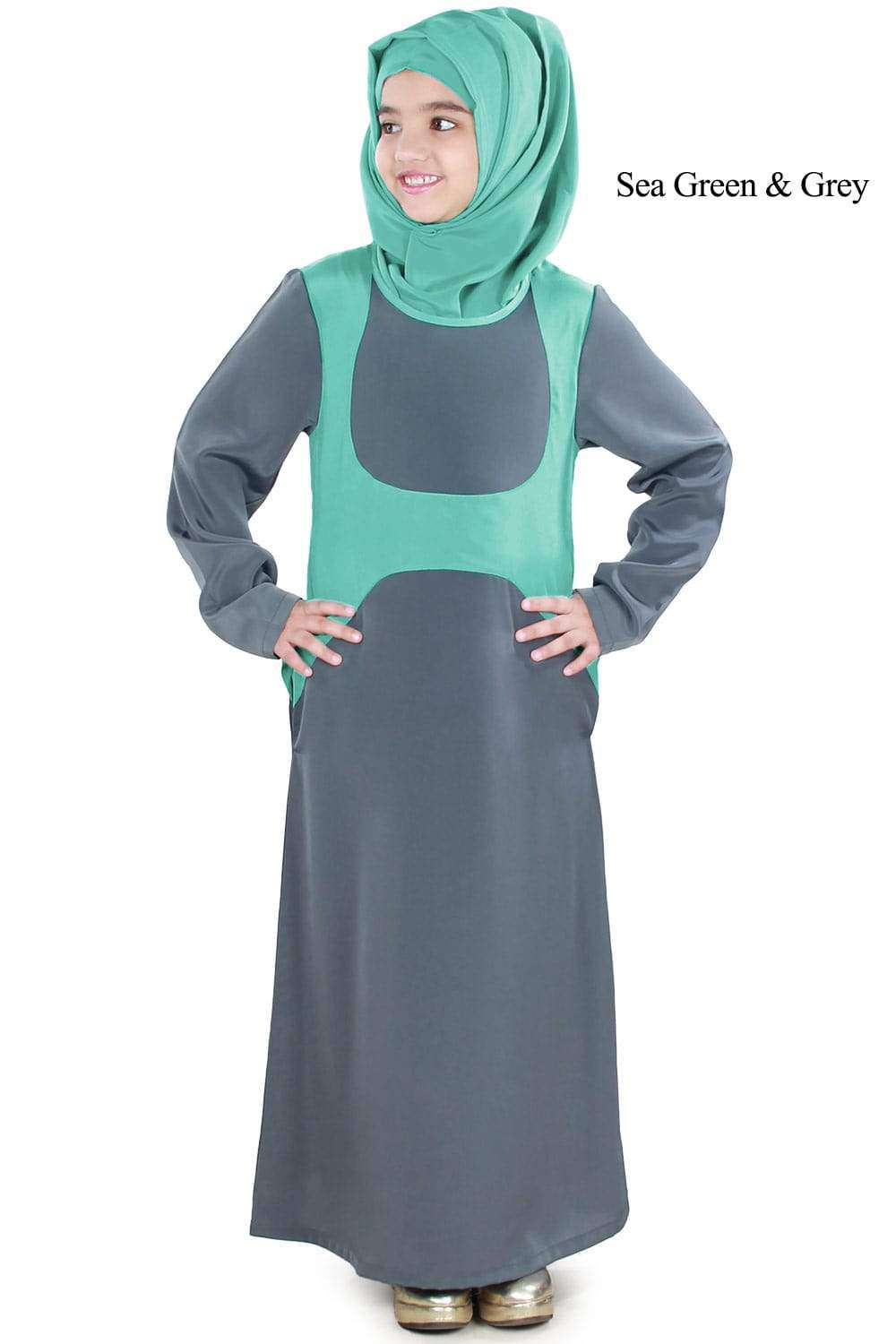 Sea Green & Grey