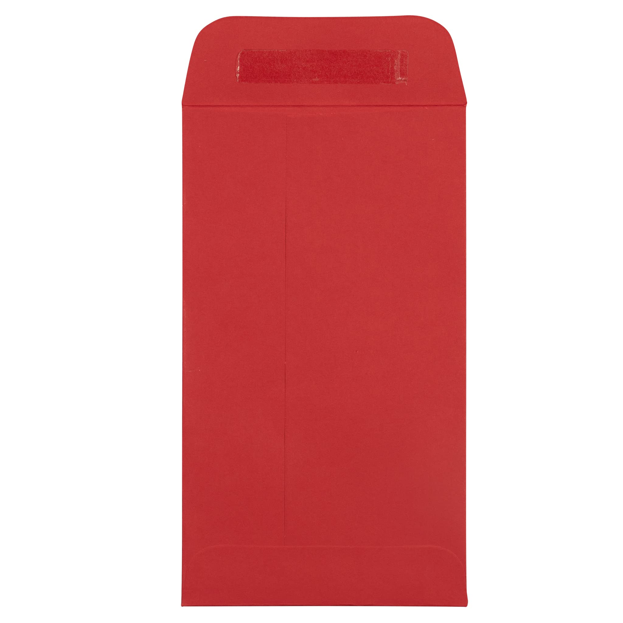 JAM PAPER #5.5 Coin Envelopes 3.125x5.5in - 500pk Red - for Business & Office Use