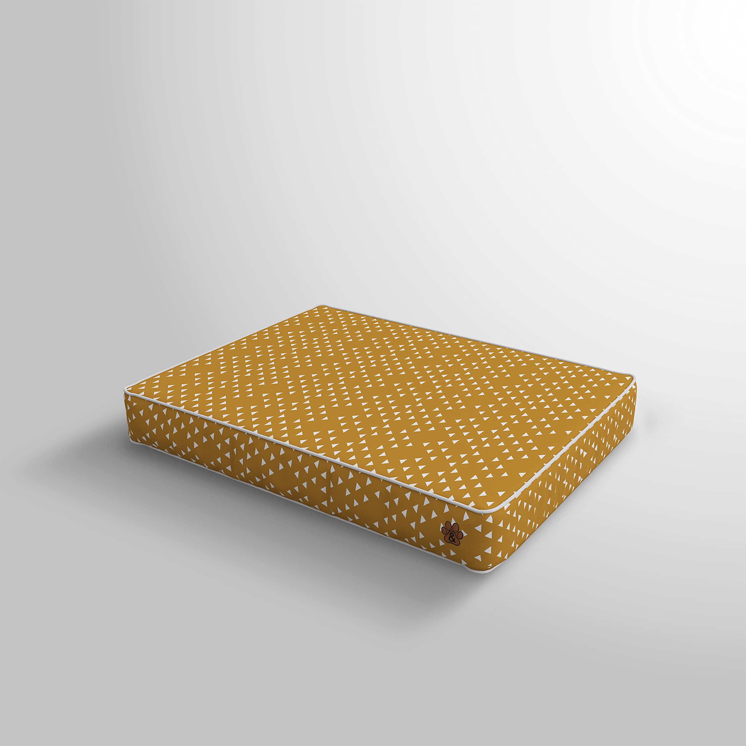 Premium Orthopedic Dog Bed for Large, Medium & Small Dogs - Soft Pet Bed with Removable Washable Cover, Waterproof & Non-Slip Bottom - Ideal for Crates, Kennels & Home Use (Pattern 11, Small)
