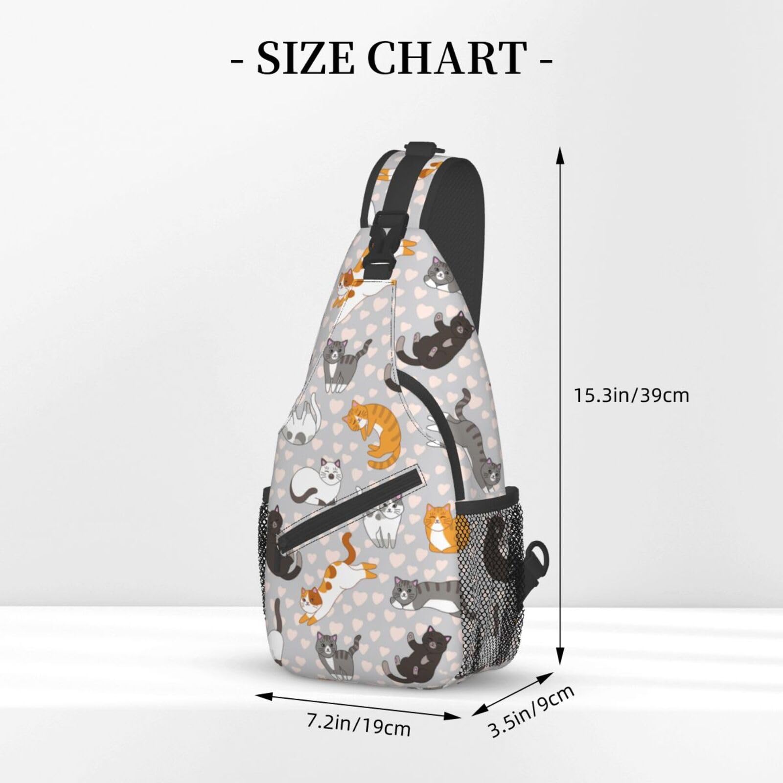 VOOHDDY Crossbody Sling Bag for Women & Men - Travel, Hiking, Sports & Daily Use