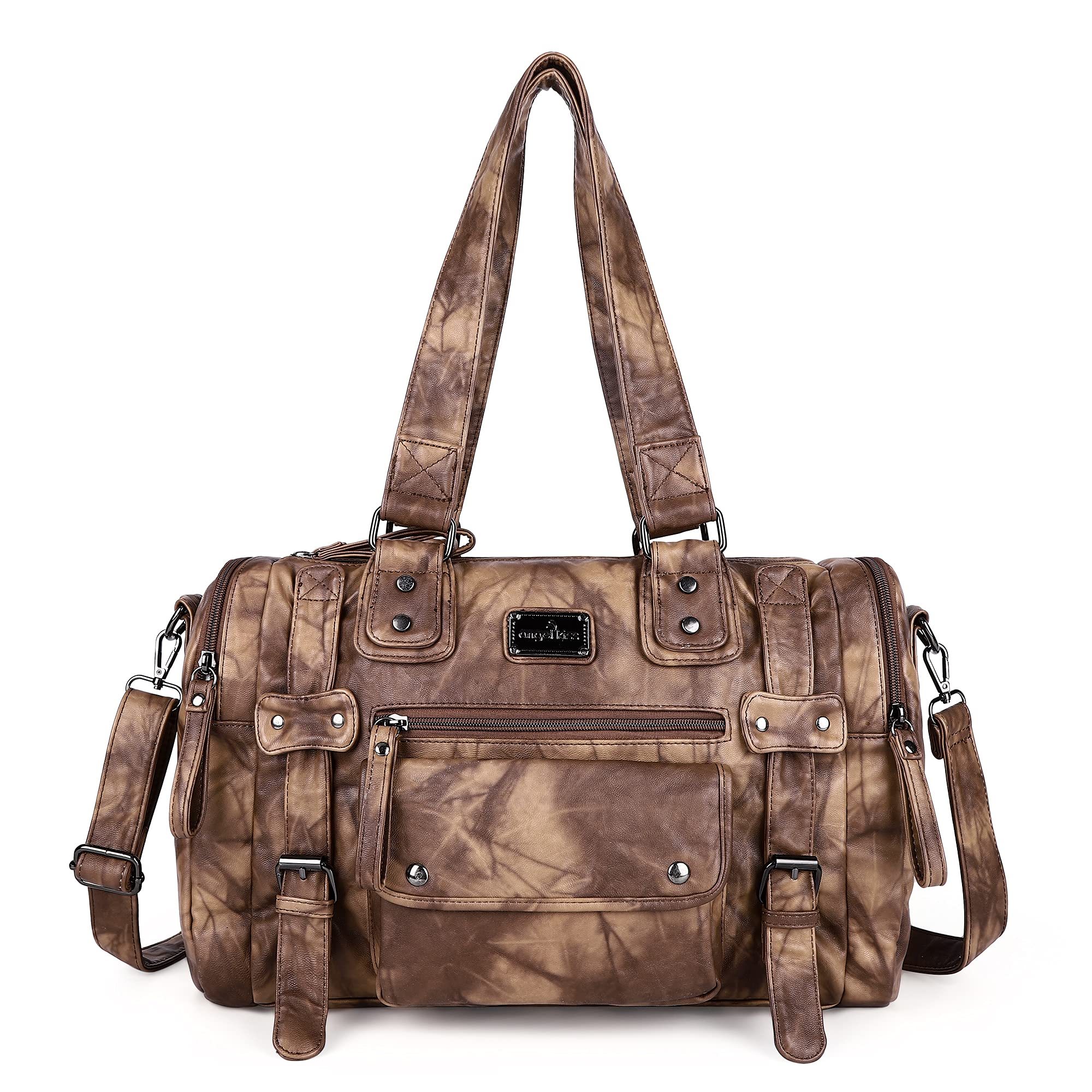 Angelkiss Women's Soft Leather Handbags - Hobo, Satchel, Shoulder & Crossbody Bags for Work, Travel & Everyday Use | Stylish Tote & Purse Collection