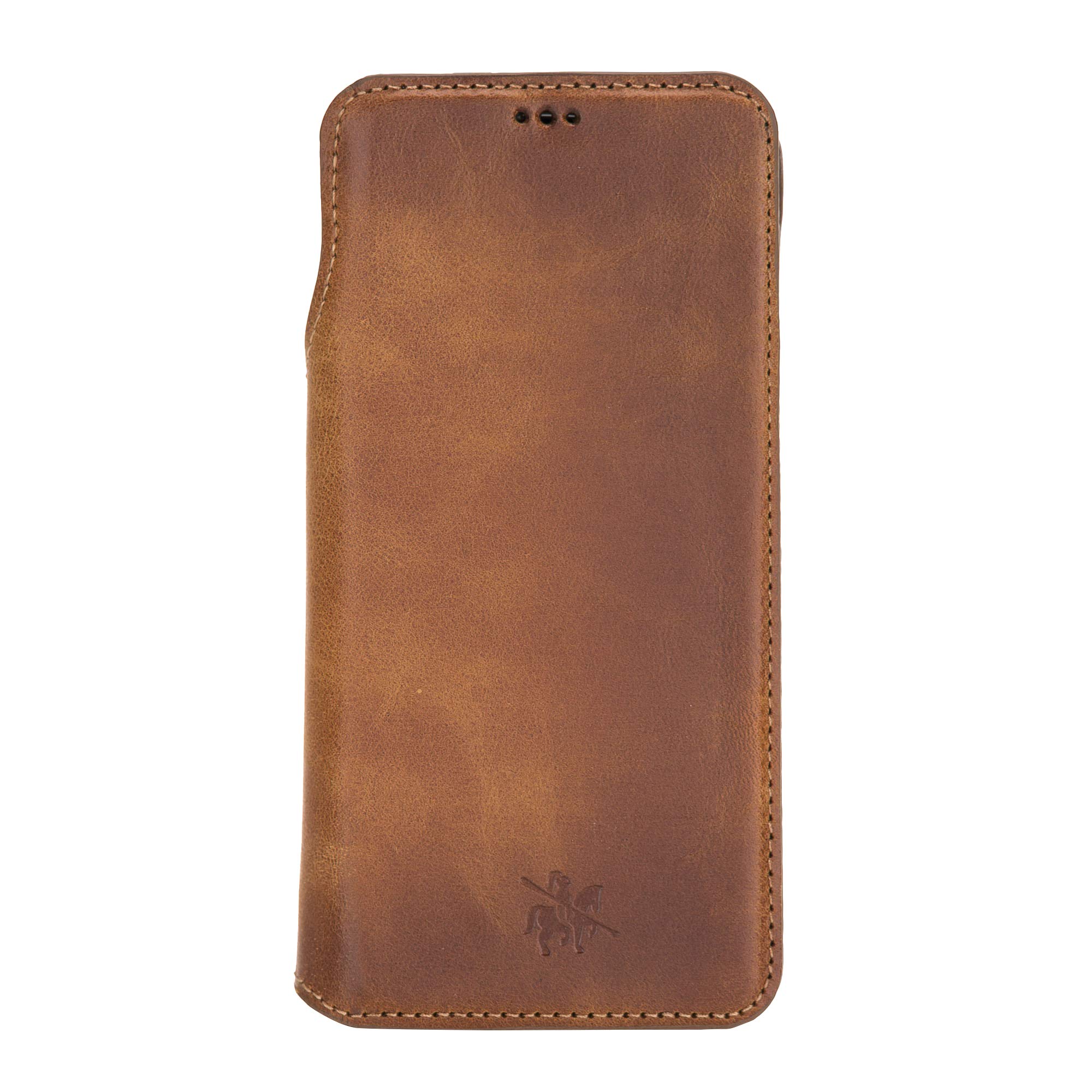 **Venito Venice Slim Wallet Case for Samsung Galaxy S9 – Stand, Self-Closing & RFID Blocking – Antique Brown – Perfect for Travel, Work & Daily Protection**