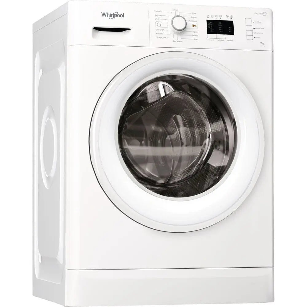 Whirlpool FDLR70210 7kg Front Load Washing Machine - Energy Efficient, Quiet Operation - Perfect for Apartments & Small Homes