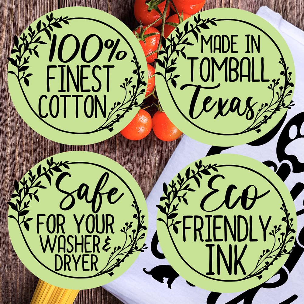 Funny Kitchen Towels with Sayings - 'Dog Hair Don't Care' Decorative Dish Towels for Housewarming Gifts - Multi-Use Cute Kitchen Towels for Women - Perfect for Cooking, Cleaning & Home Decor