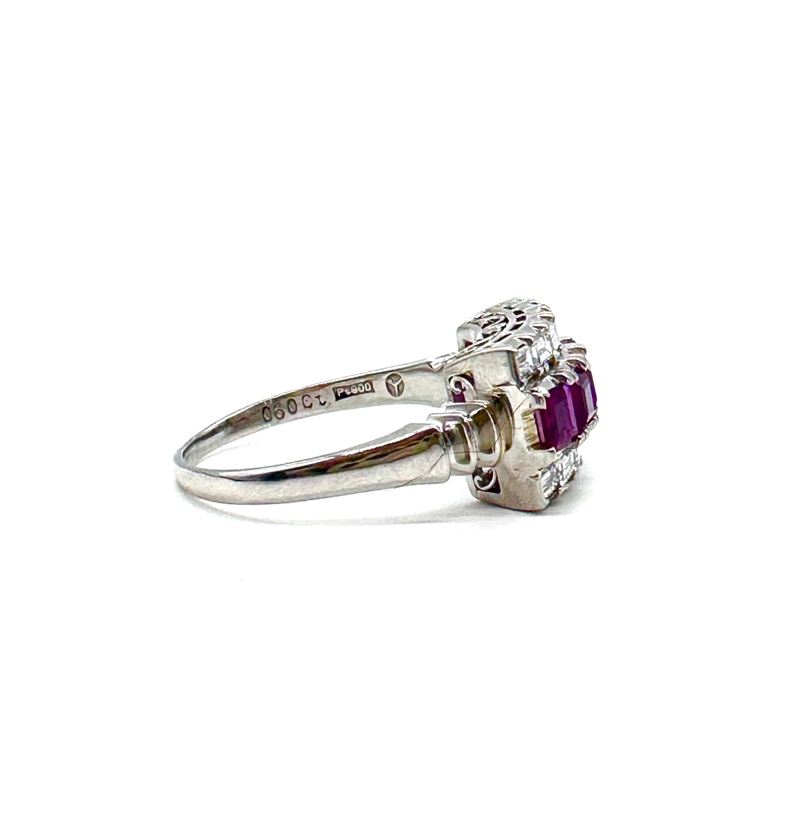 Exquisite Ruby and Diamond Ring for Women - 14K Gold Engagement, Wedding, Anniversary Gift - Perfect for Valentine's Day, Proposal & Special Occasions