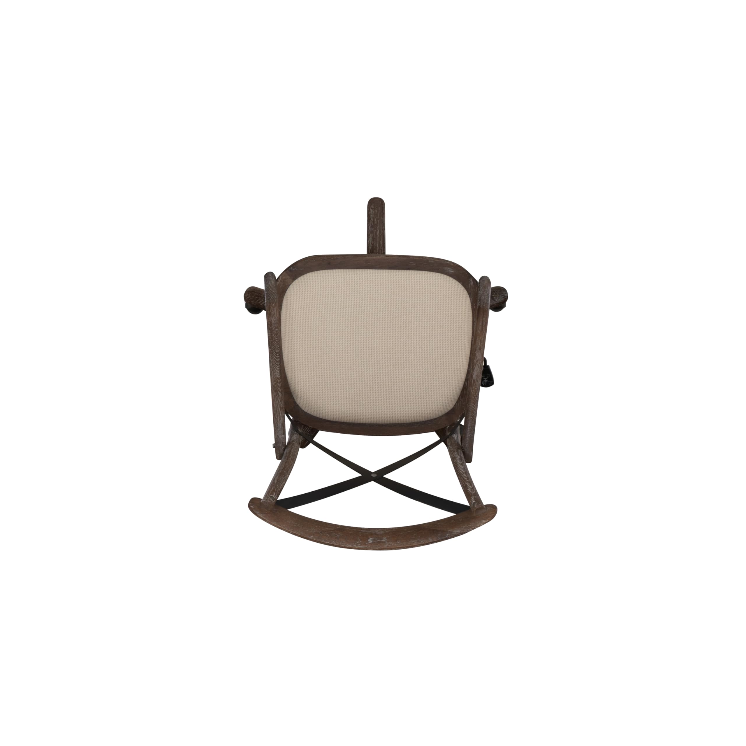 Linon Mavis Grey Fabric Office Chair - Ergonomic Desk Chair for Home & Café - Comfortable Seating for Work, Study, and Dining Areas