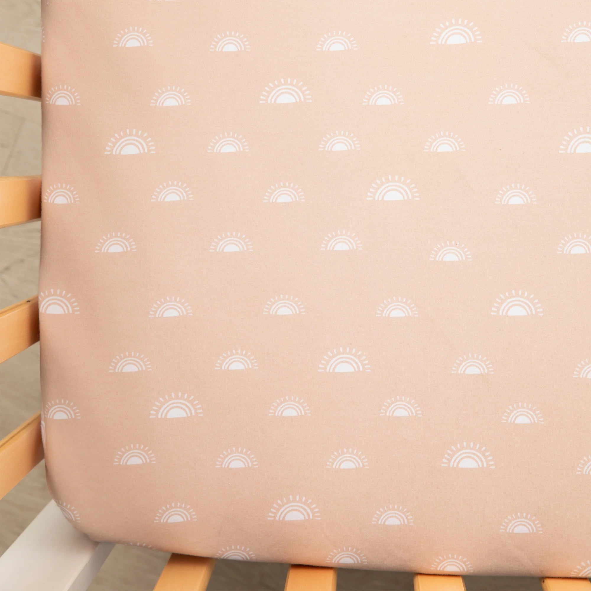 Organic Jersey Cotton Fitted Sheets 2 Pack - Soft Breathable Crib Sheets for Baby - Perfect for Nursery, Daycare & Travel Use