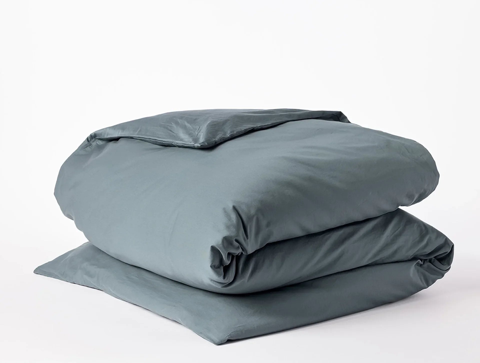 Premium Organic Cotton Sateen Duvet Cover Set - Soft Cloud-Like Comfort for Bedroom - Queen/King Size - Breathable Luxury Bedding for All Seasons