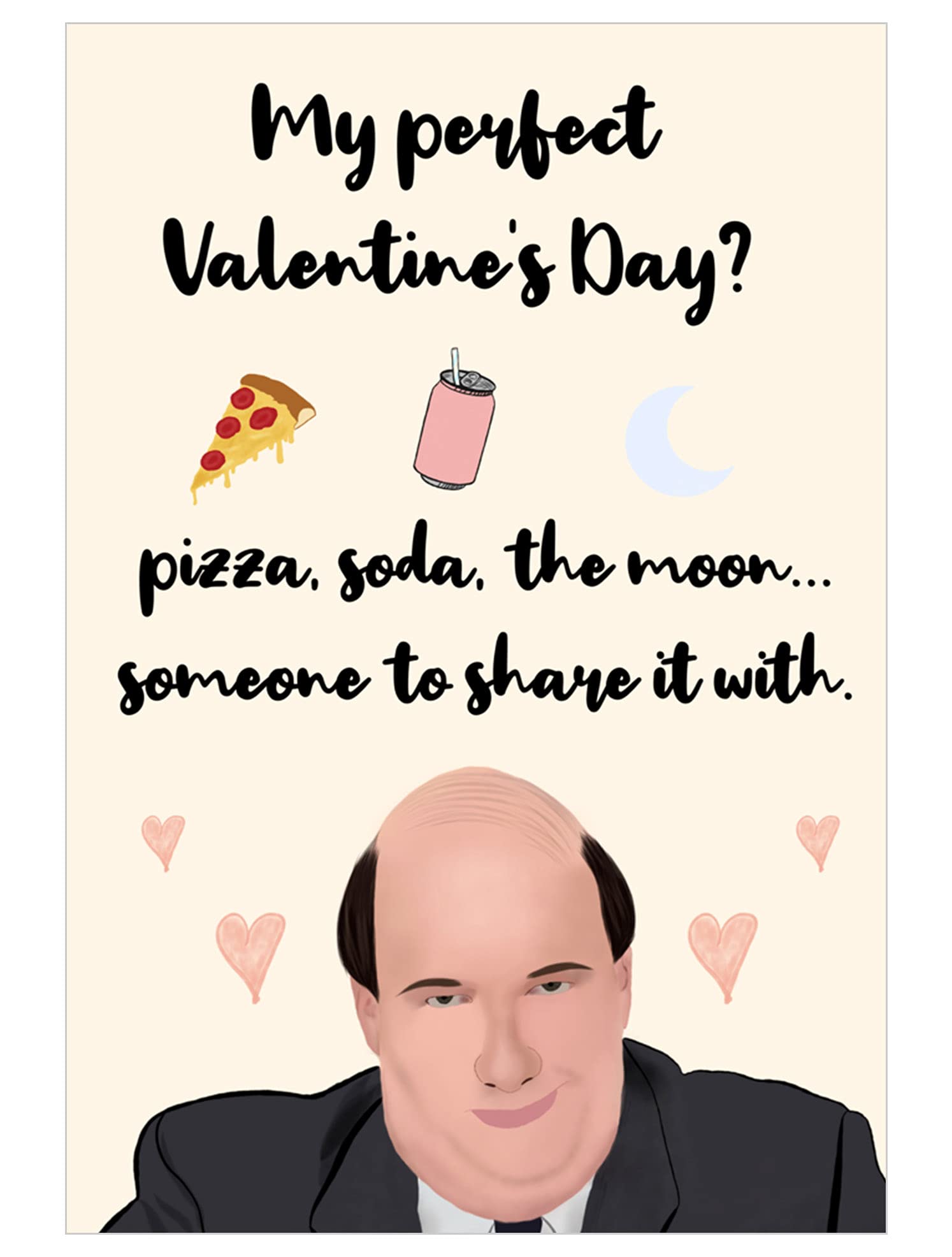 Nirvana The Office Kevin Malone Poster - 9x11 Inch US TV Show Wall Art - Perfect for Valentine's Day Gifts, Home Decor & Office Spaces