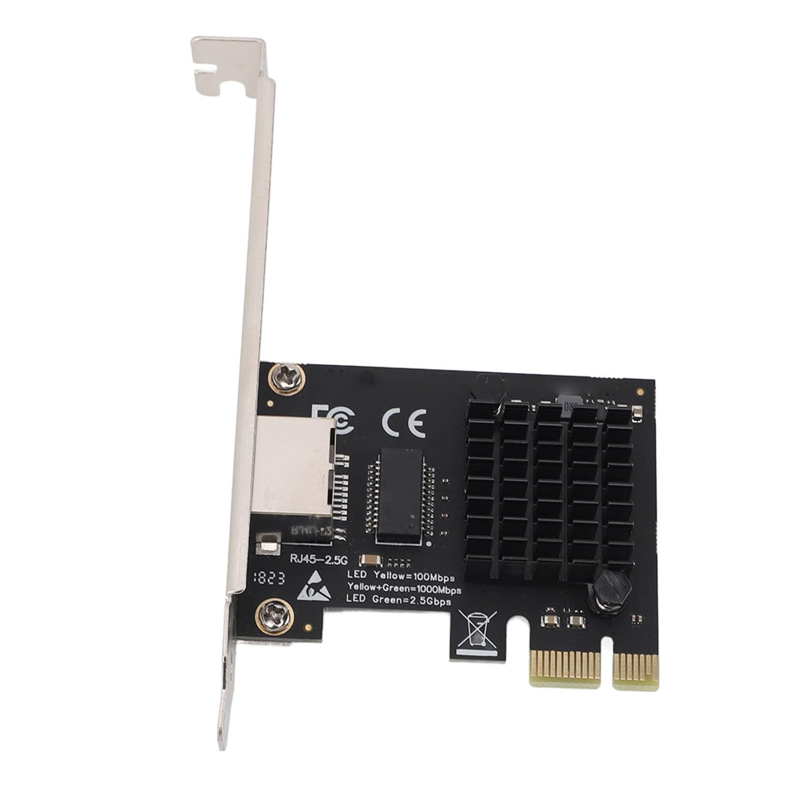 2.5G Gigabit PCIe Ethernet Card - RTL8125B Network Adapter with RJ45 Port for PC, Windows 7/8/10/11 - High-Speed Internet for Gaming, Streaming & Home Office