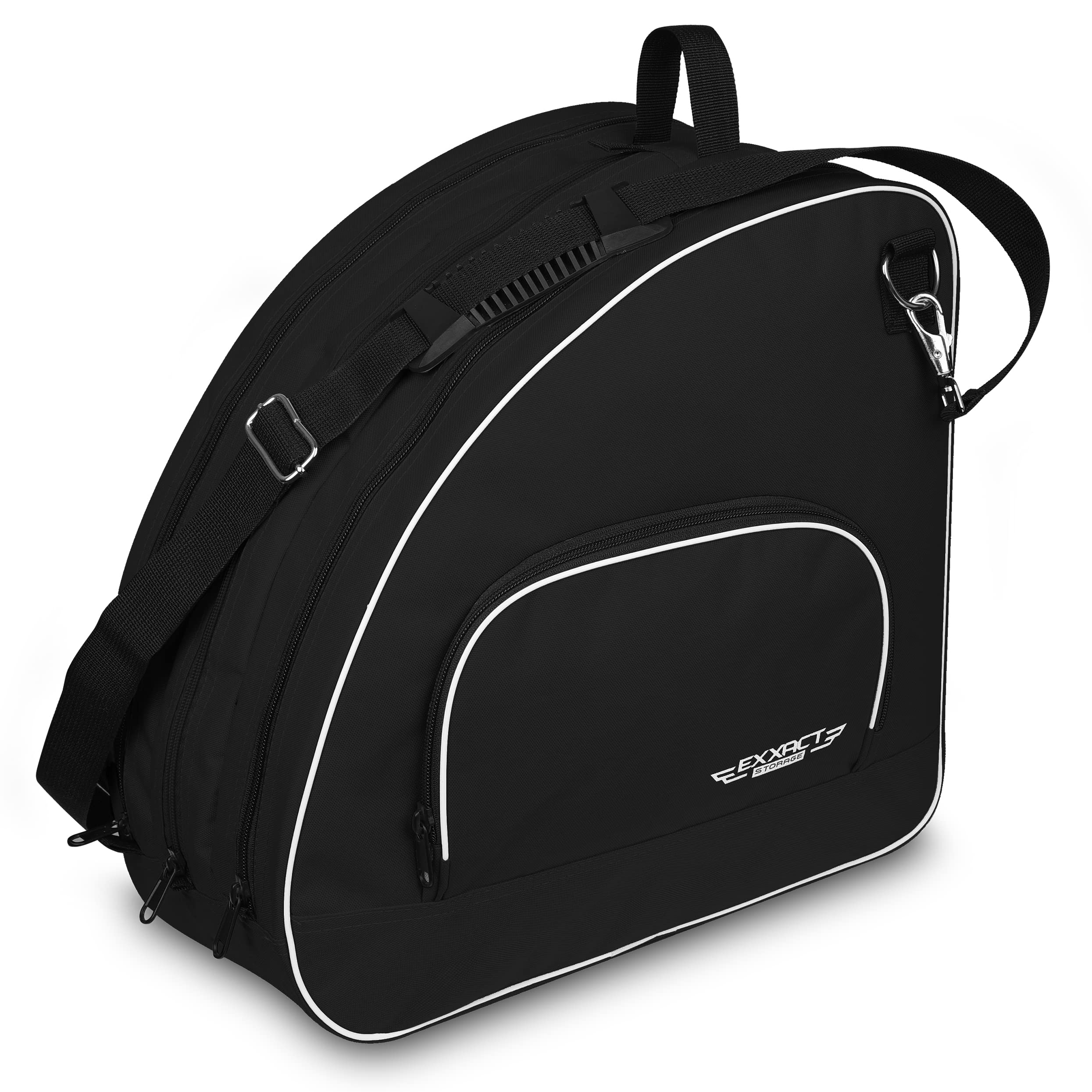 Exxact Sports Ice Skate Bag for Youth & Adults - Durable Roller Skate & Inline Skate Carrying Case - Perfect for Hockey, Figure Skating, and Roller Derby Practice