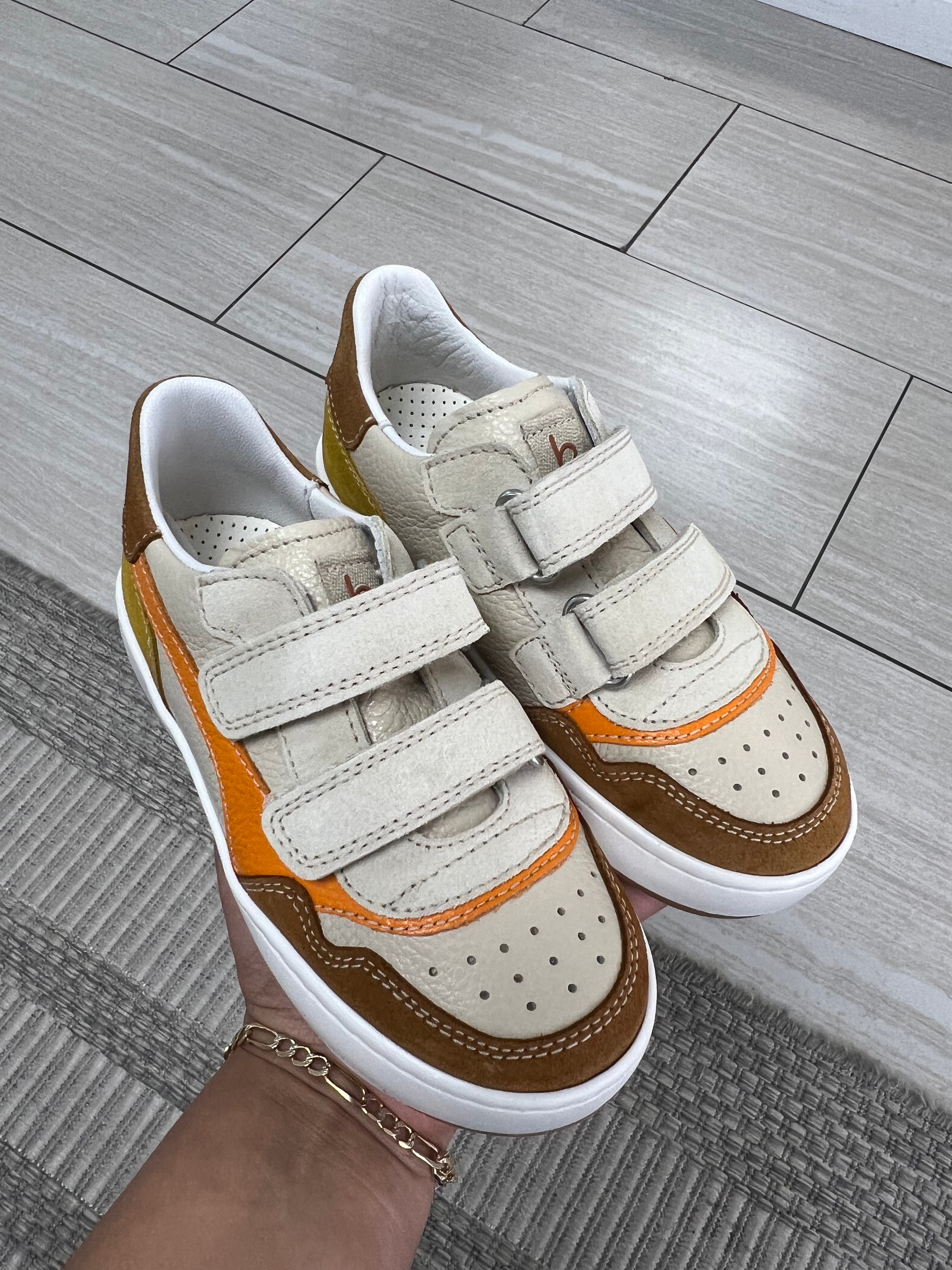 Beberlis Sand Multi Velcro Sneakers for Women - Comfortable Lightweight Walking Shoes with Adjustable Straps - Perfect for Casual Wear, Travel & Outdoor Activities