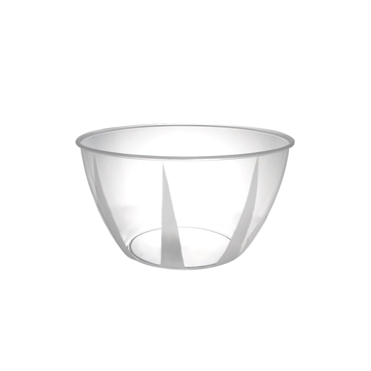 Clear 6-Pack 24oz Plastic Serving Bowls for Parties & Entertaining